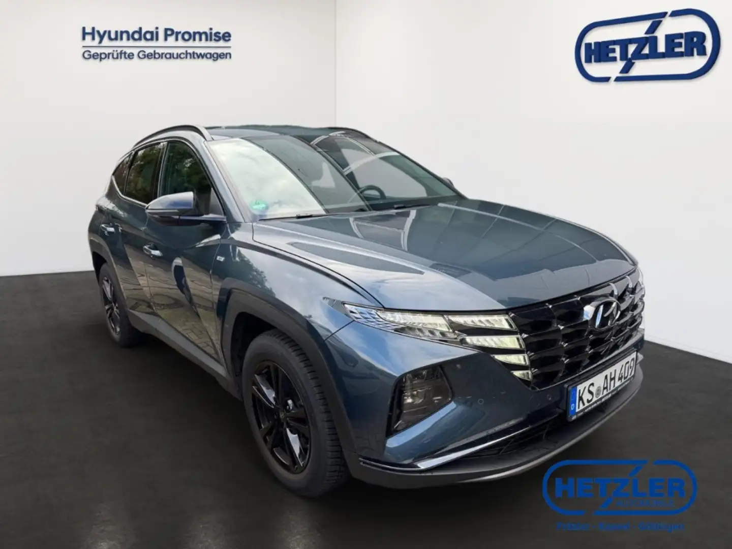 Hyundai TUCSON Blackline Mild-Hybrid 2WD 1.6 T-GDI EU6d Navi digi Blau - 2