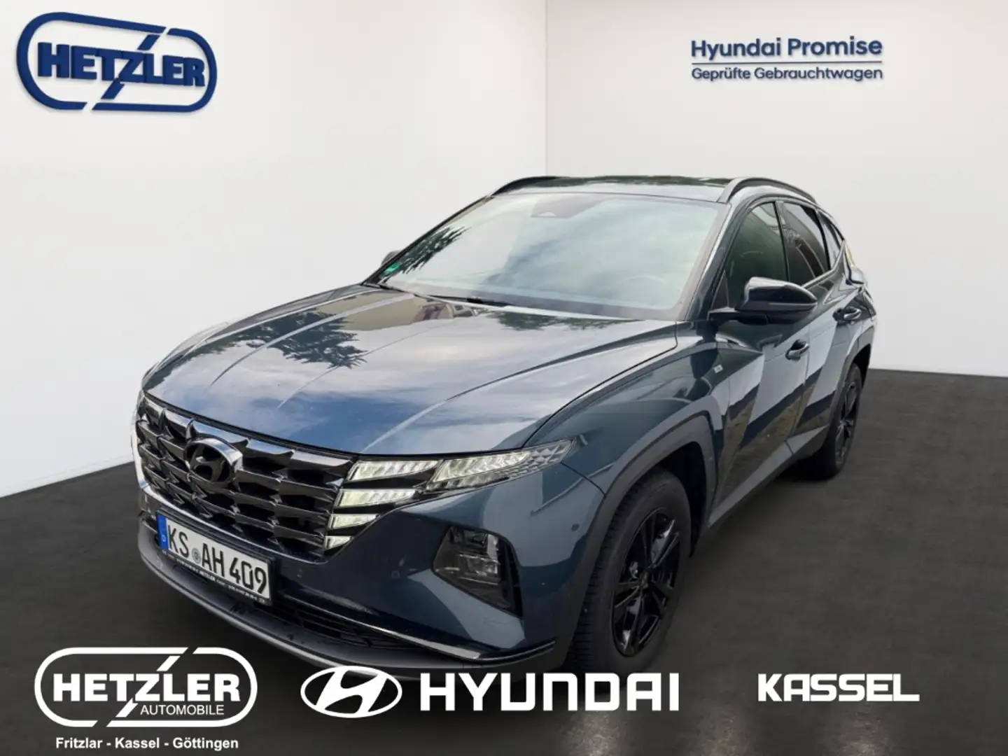 Hyundai TUCSON Blackline Mild-Hybrid 2WD 1.6 T-GDI EU6d Navi digi Blau - 1