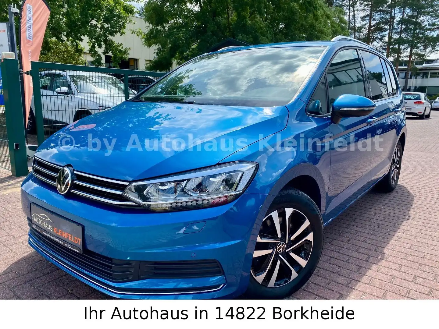 Volkswagen Touran United 1.5 TSI DSG |LED|AHK|ACC|NAVI Blauw - 1