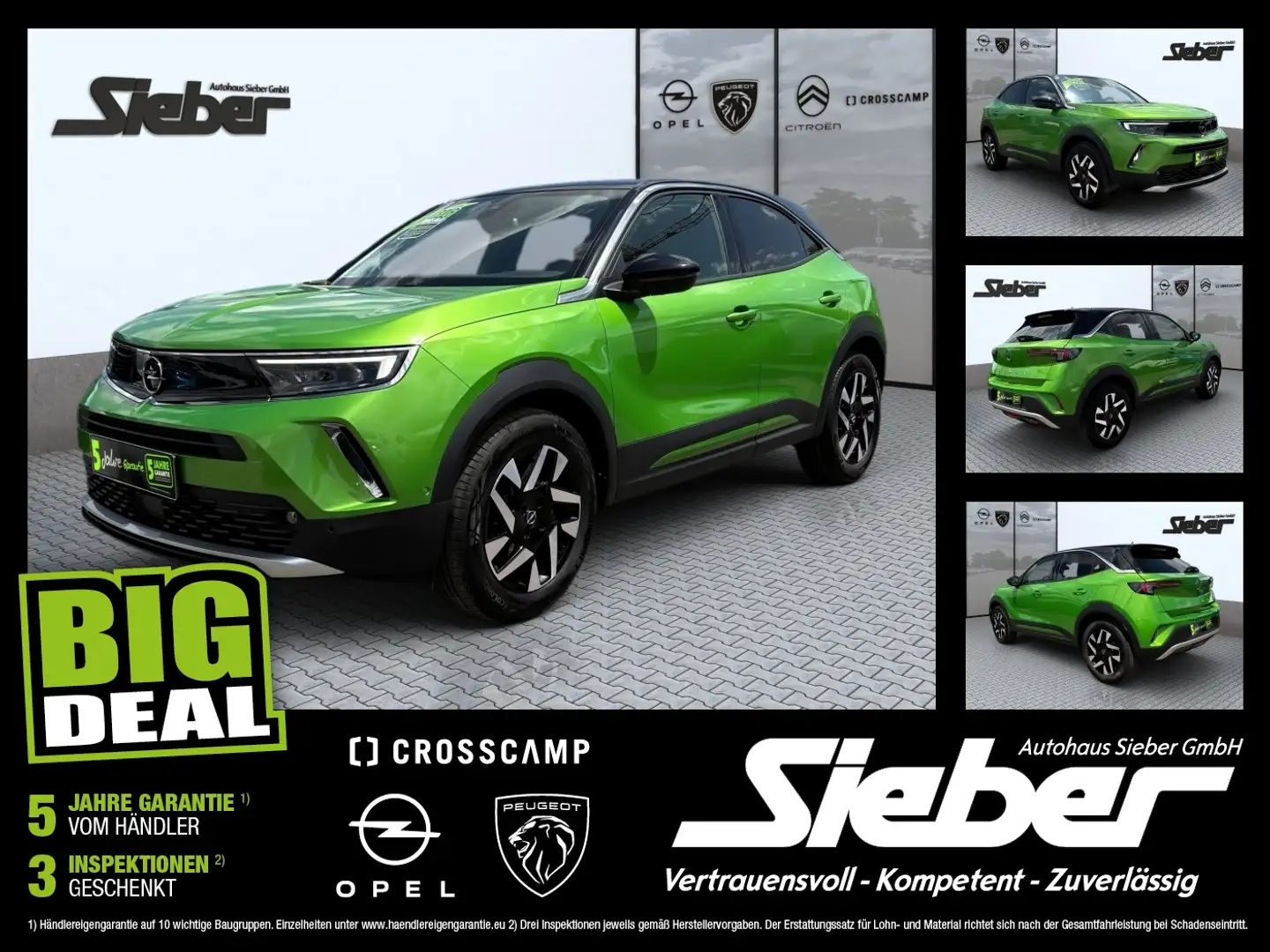 Opel Mokka 1.2 Business Elegance Kamera Navi Sitzhzg Verde - 1