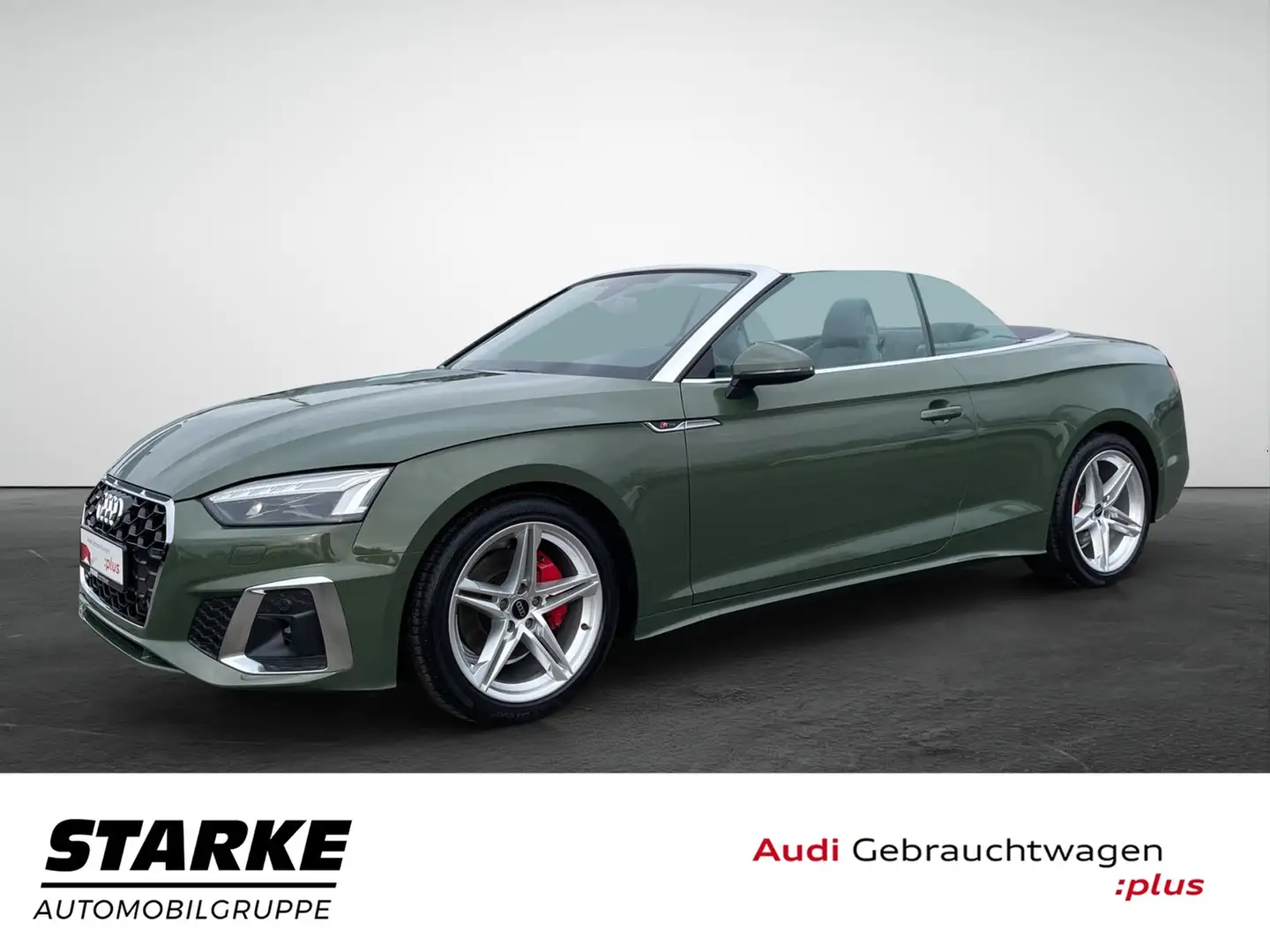 Audi A5 Cabriolet 40 TDI S tronic S line Grün - 2