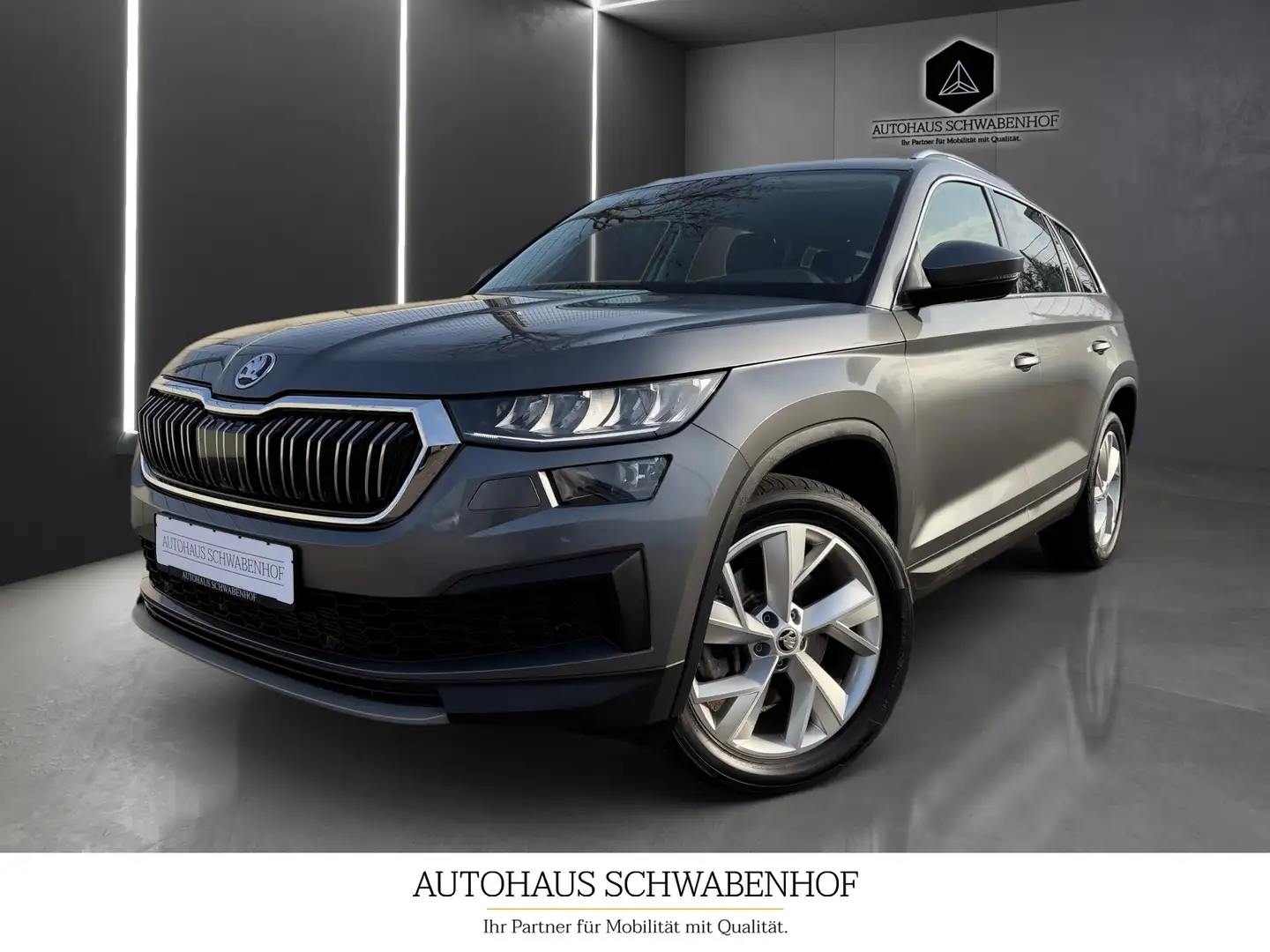 Skoda Kodiaq 2.0 TDI*7-Sitzer*Navi*LED*AHK*Virtual* Grau - 1