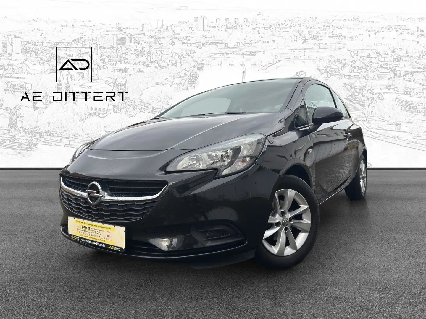 Opel Corsa E Edition+Shz+Lhz+ Nero - 1