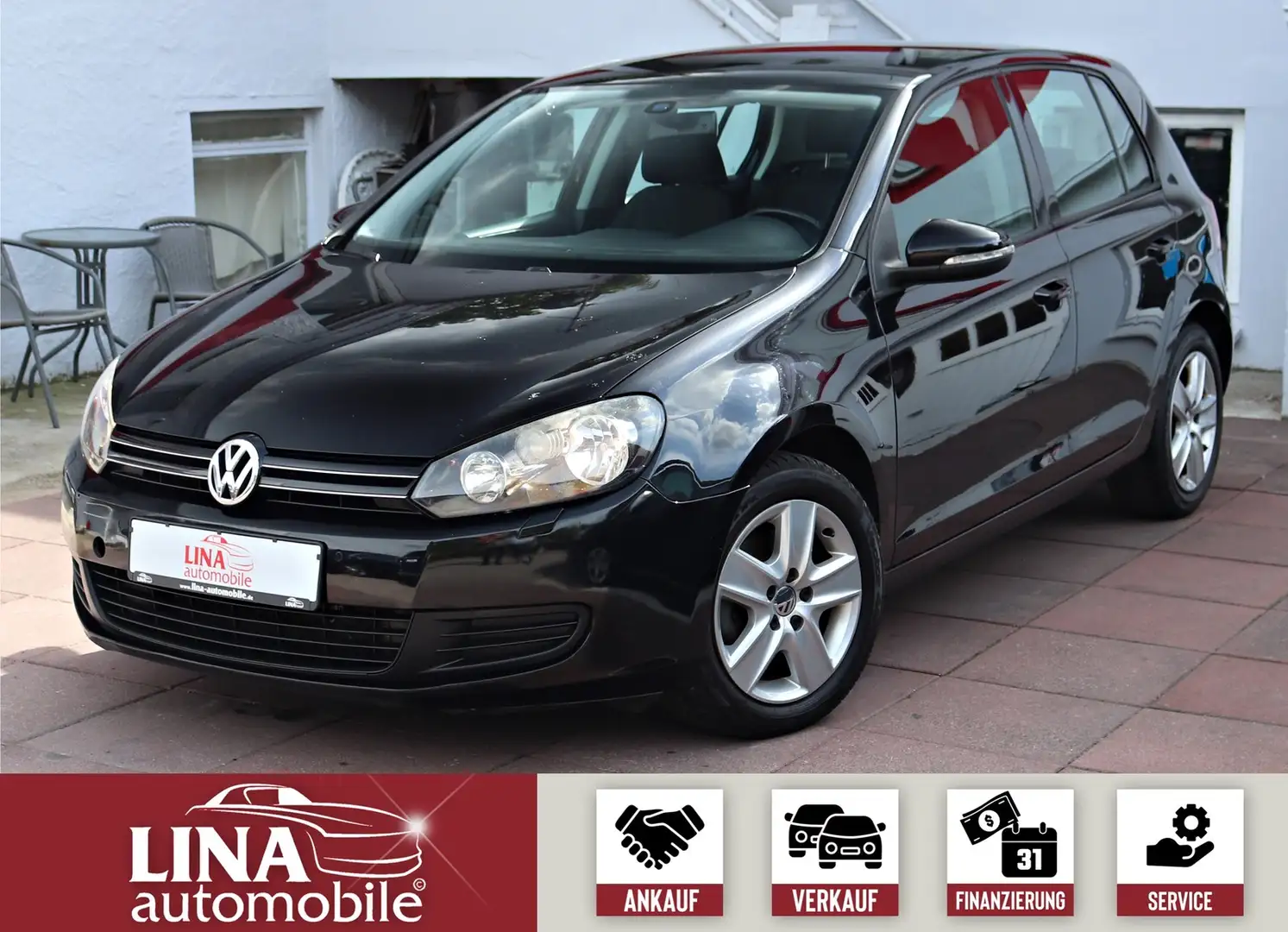 Volkswagen Golf 1.4 TSI 2xSHZ*Klimaaut.*PDC*122Ps*16"Alu* Чёрный - 1