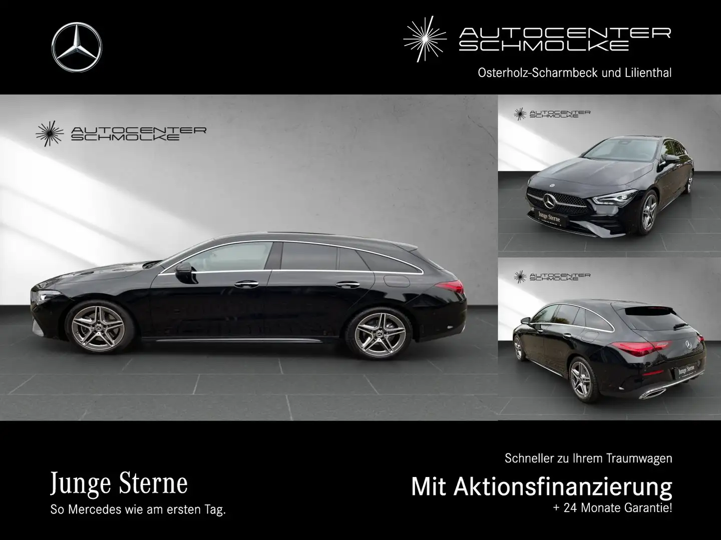 Mercedes-Benz CLA 200 CLA 200 SB AMG PREMIUM AUTOM*AMBIENTE*RFK*TOTWI* Zwart - 1
