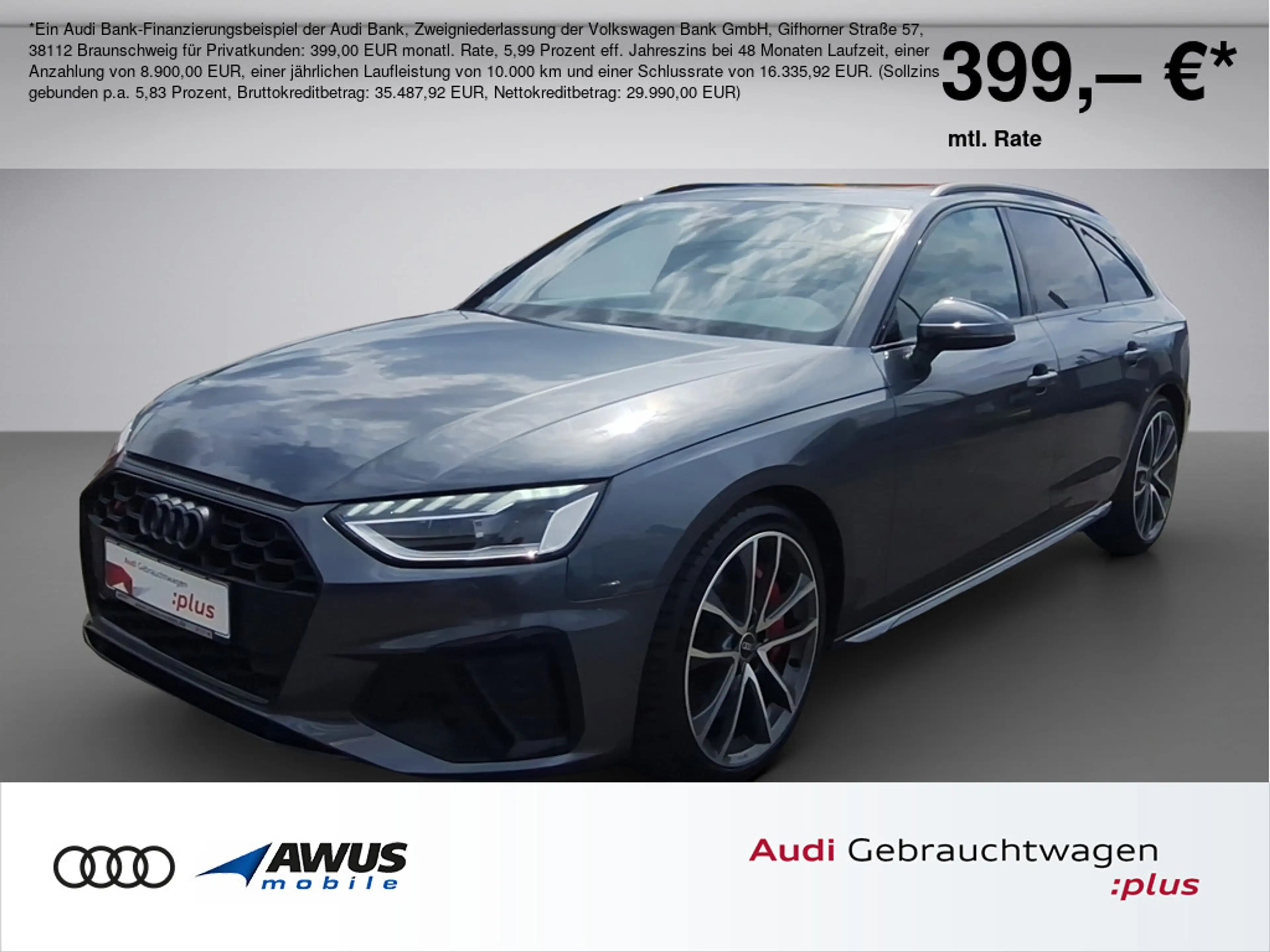 Audi S4 Avant 3.0 TDI quattro B&O, Matrix-LED, Standheizung