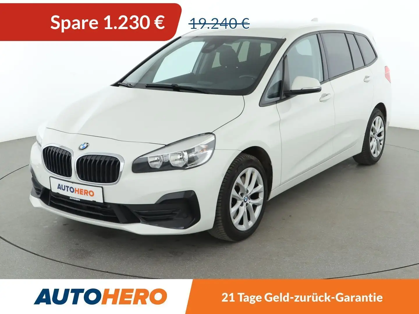 BMW 218 218d Gran Tourer xDrive Advantage Aut.*NAVI*TEMPO* Bílá - 1