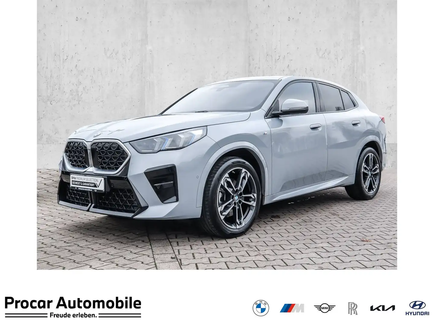 BMW X2 sDrive20i M Sport ACC AHK RFK NAVI LED DAB Grau - 1