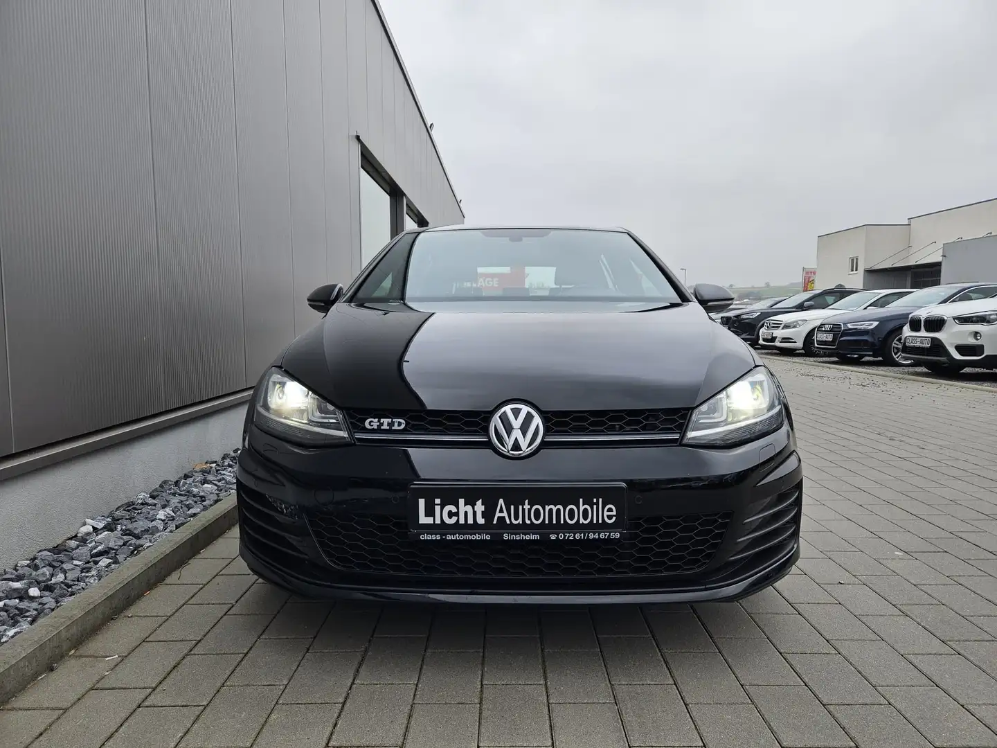 Volkswagen Golf GTD GTD BMT/Sehr-gepflegt-Scheckheftgepflegt Schwarz - 2