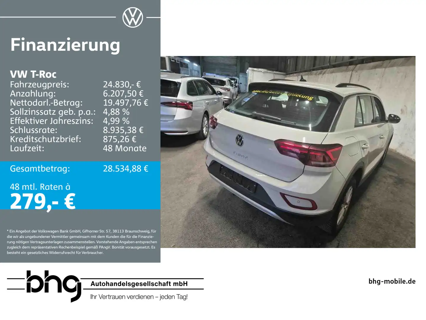 Volkswagen T-Roc 1.5 TSI OPF DSG Life Gris - 1