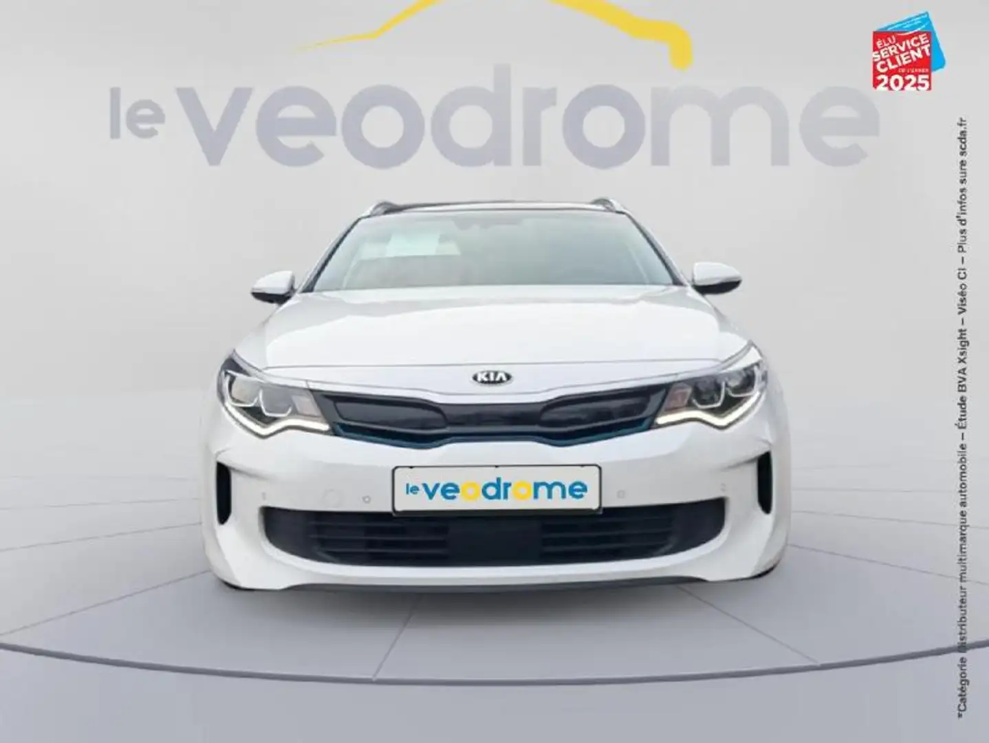 Kia Optima 2.0 GDi 205ch Hybride Rechargeable Ultimate BVA6 Blanc - 2