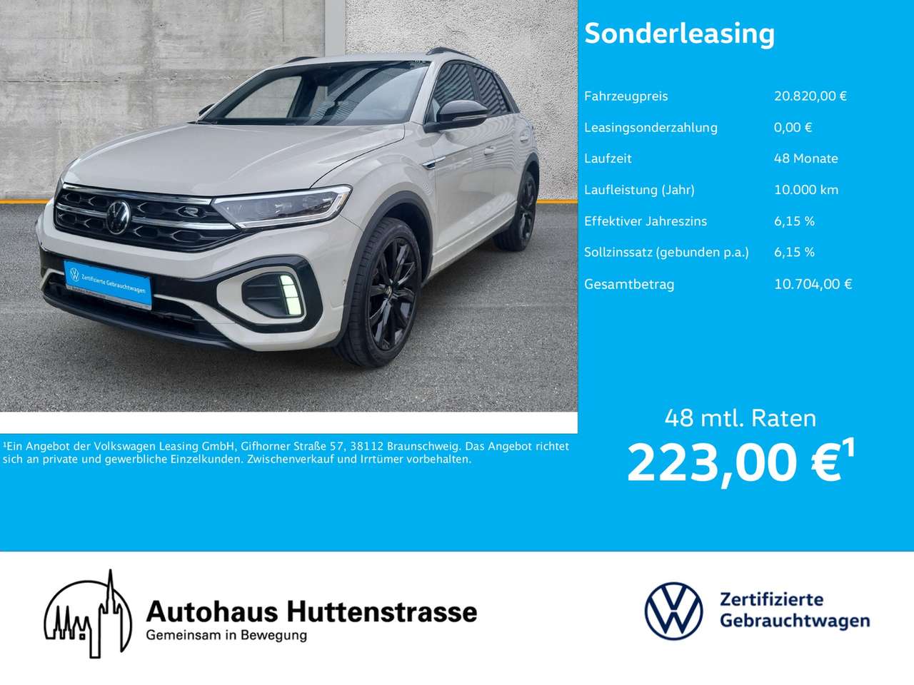 Volkswagen T-Roc 2023 — 1.0 TSI R-Line Black Style KAMERA NAVI