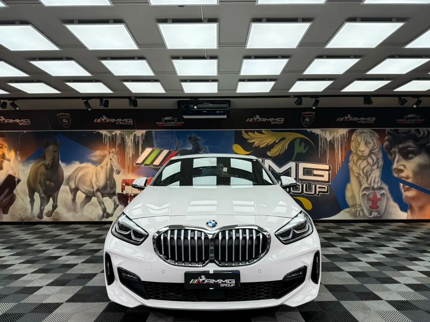 BMW 116 116d Msport auto (194) Blanc - 2