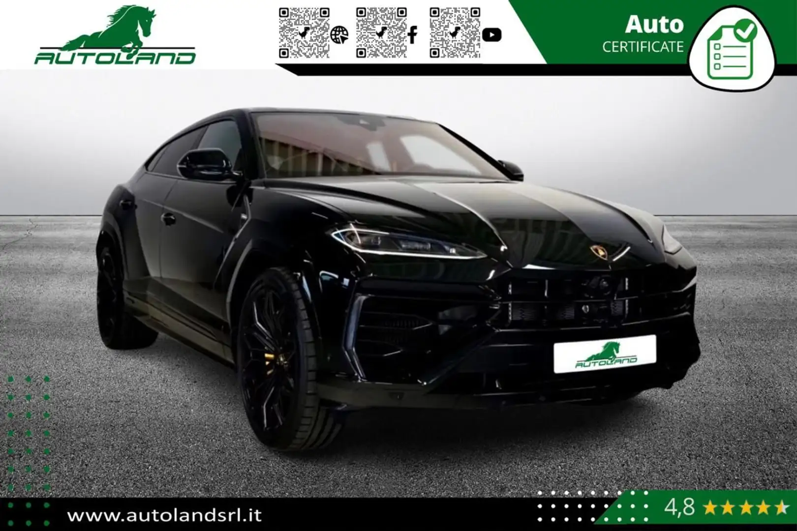 Lamborghini Urus 4.0 SE 799cv Leasing da 4900 euro*Consegna 30 gg Nero - 1