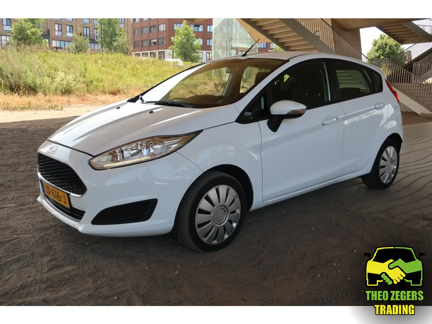 Ford Fiesta 1.0 Style Navi, Airco, 5 deurs Blanc - 1