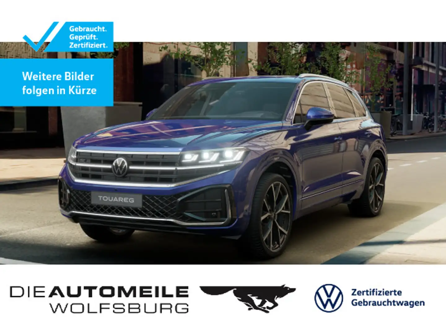 Volkswagen Touareg 3.0 TDI Tiptronic R-Line Stand/AHK/Pano/ Blau - 1