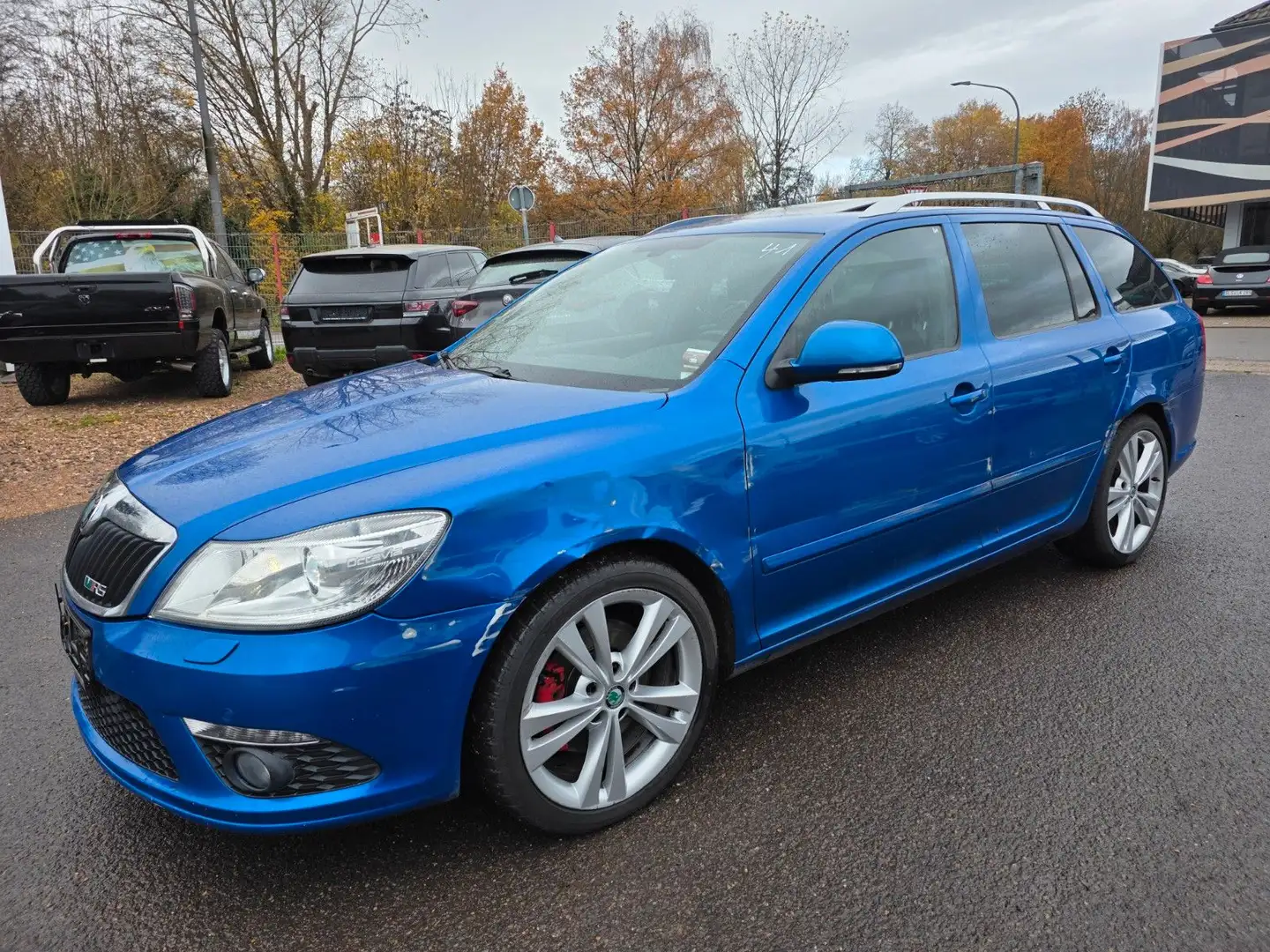 Skoda Octavia 2.0 TDi Combi RS DSG+Navi+Leder+Xenon Bleu - 1