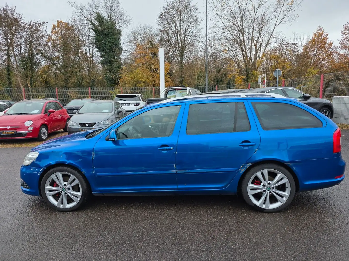 Skoda Octavia 2.0 TDi Combi RS DSG+Navi+Leder+Xenon Bleu - 2