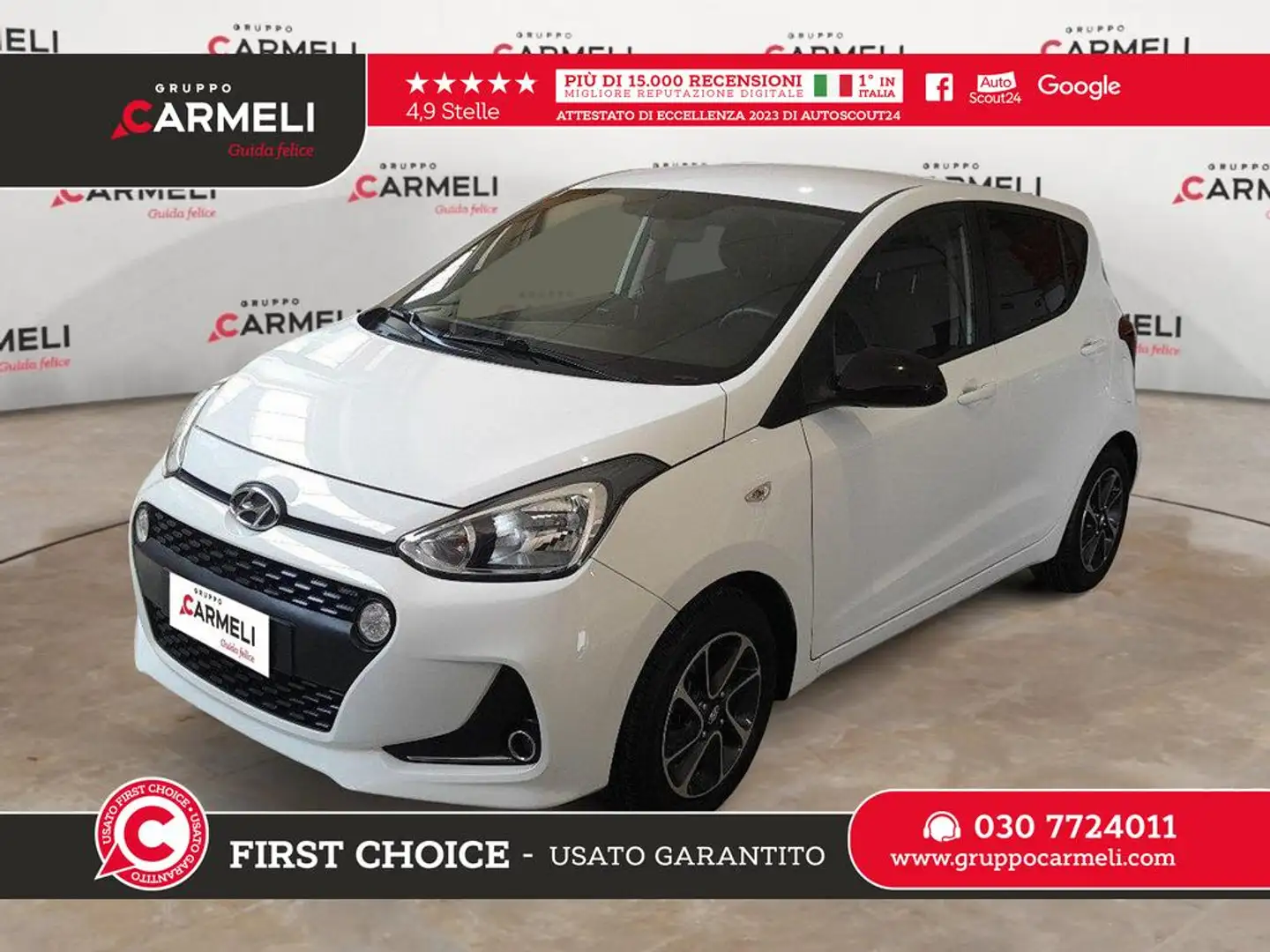 Hyundai i10 1.0 Connectline econext Gpl Bianco - 1