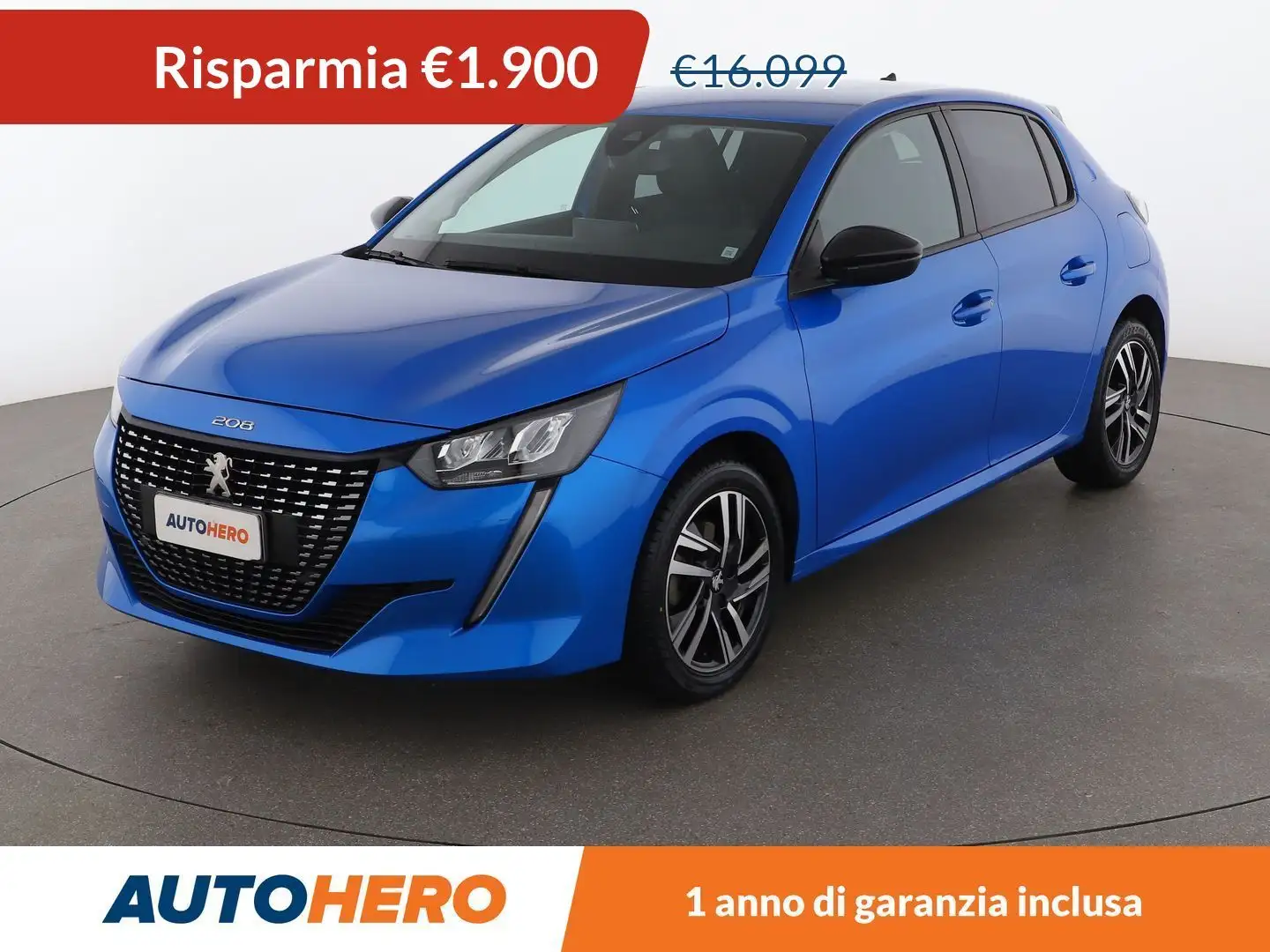 Peugeot 208 1.5 Blue-HDi Allure Pack 100 CV Blu/Azzurro - 1