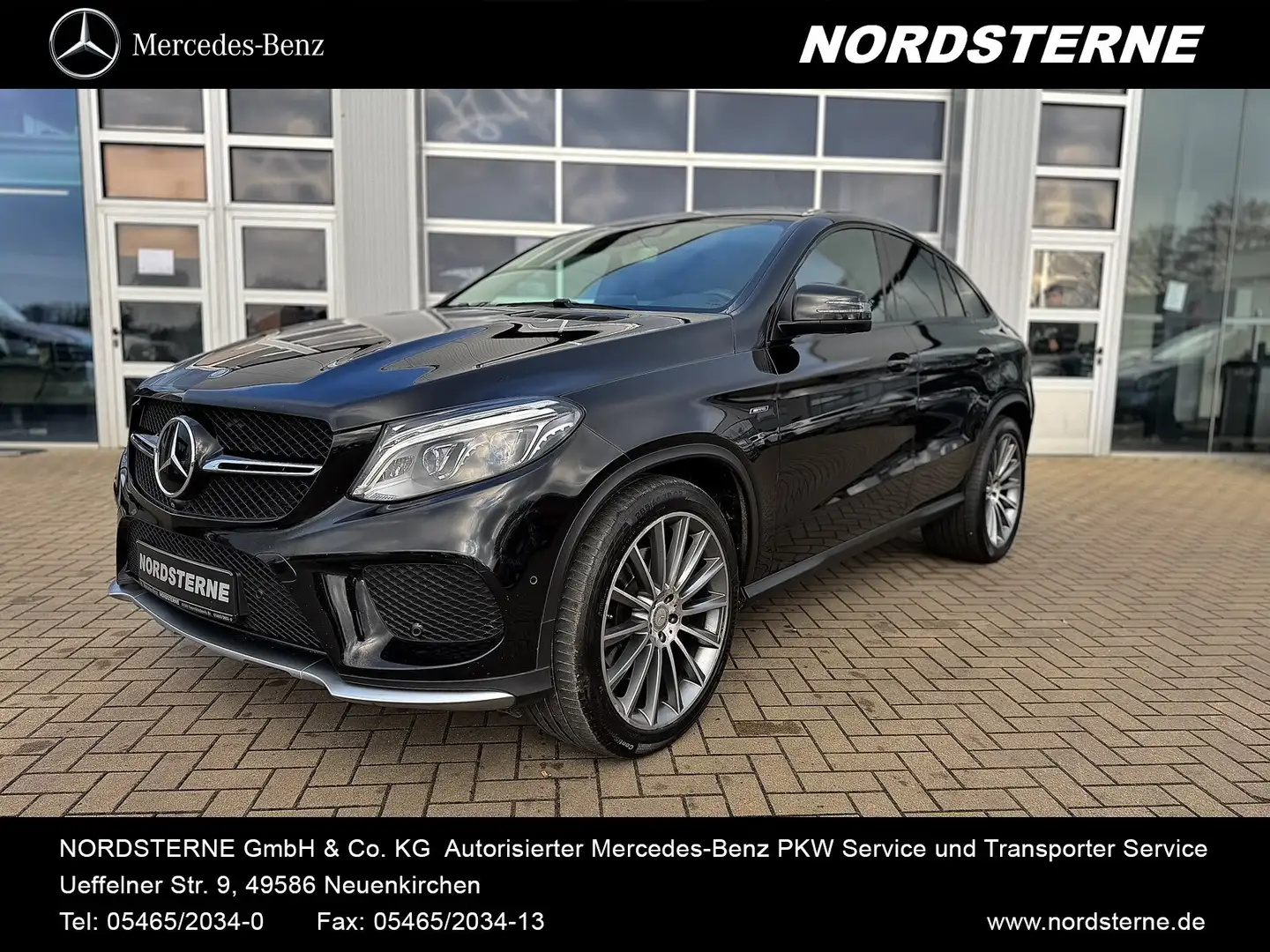 Mercedes-Benz GLE 450 Coupe 4MATIC+AMG+SHD+AHK+LED+ AMG Line Pano.-Dach Schwarz - 1