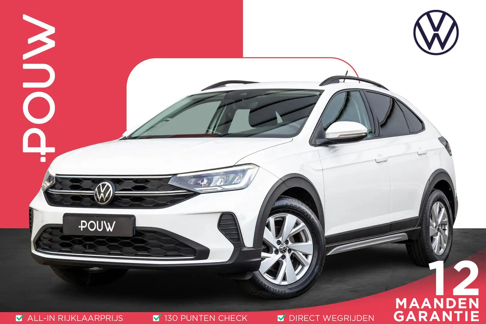 Volkswagen Taigo 1.0 TSI 95pk Life | Climatronic | Adaptive Cruise Blanc - 1