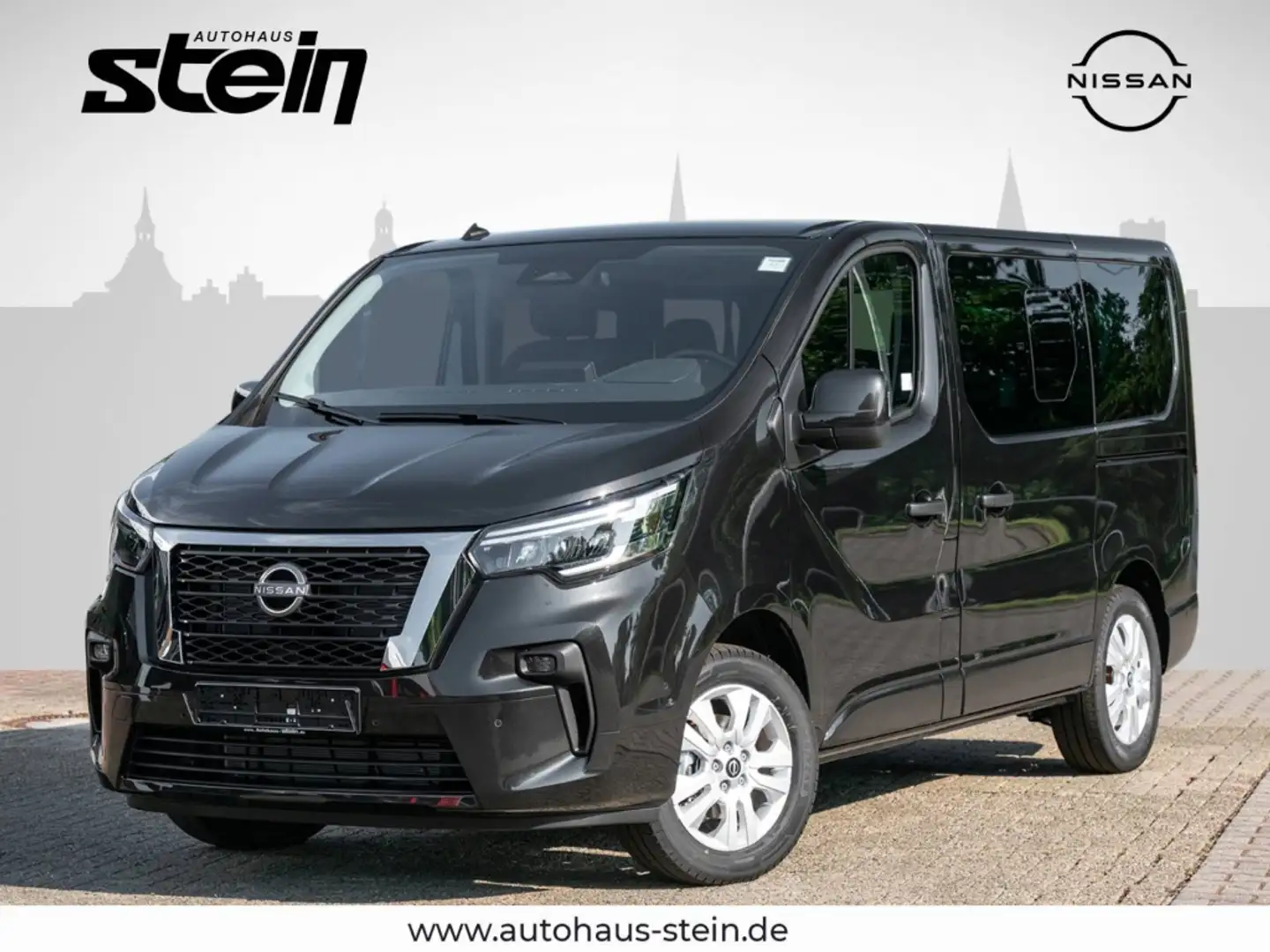 Nissan Primastar Tekna 8 Sitzer L1H1 dCi170 DCT Rückfahrkamera Anhä Černá - 1