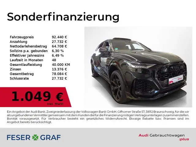 2023 Audi RS Q8 in Black for sale