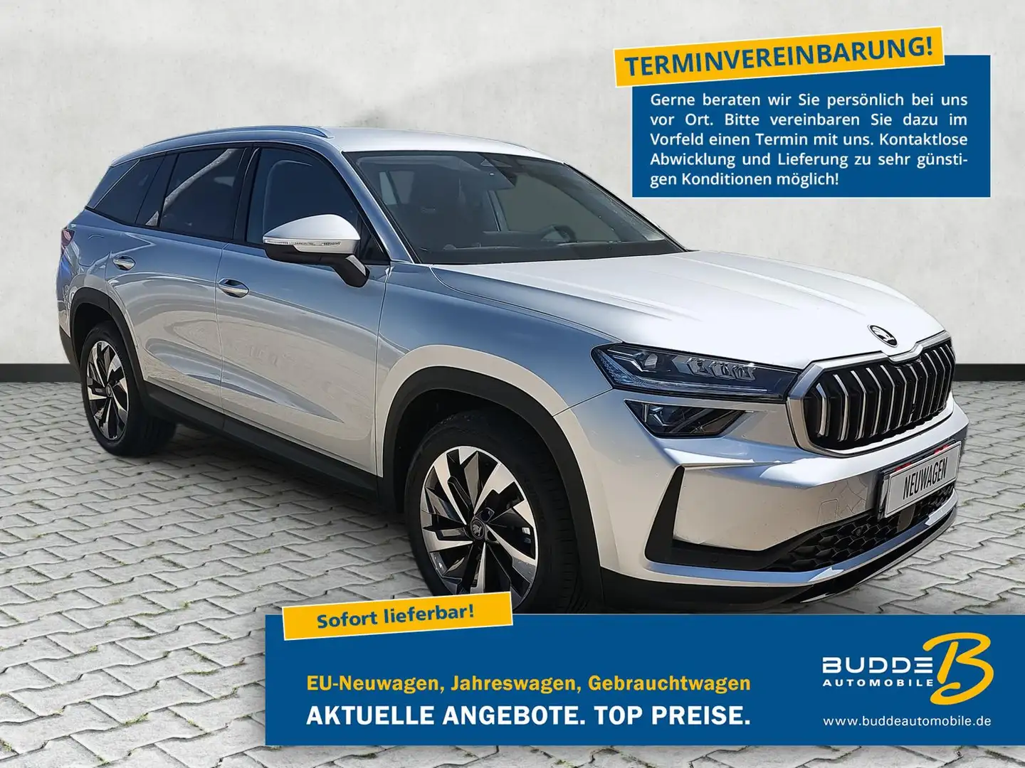 Skoda Kodiaq 2.0 TDI DSG Selection 7-Si. Matrix / 19" Plateado - 1