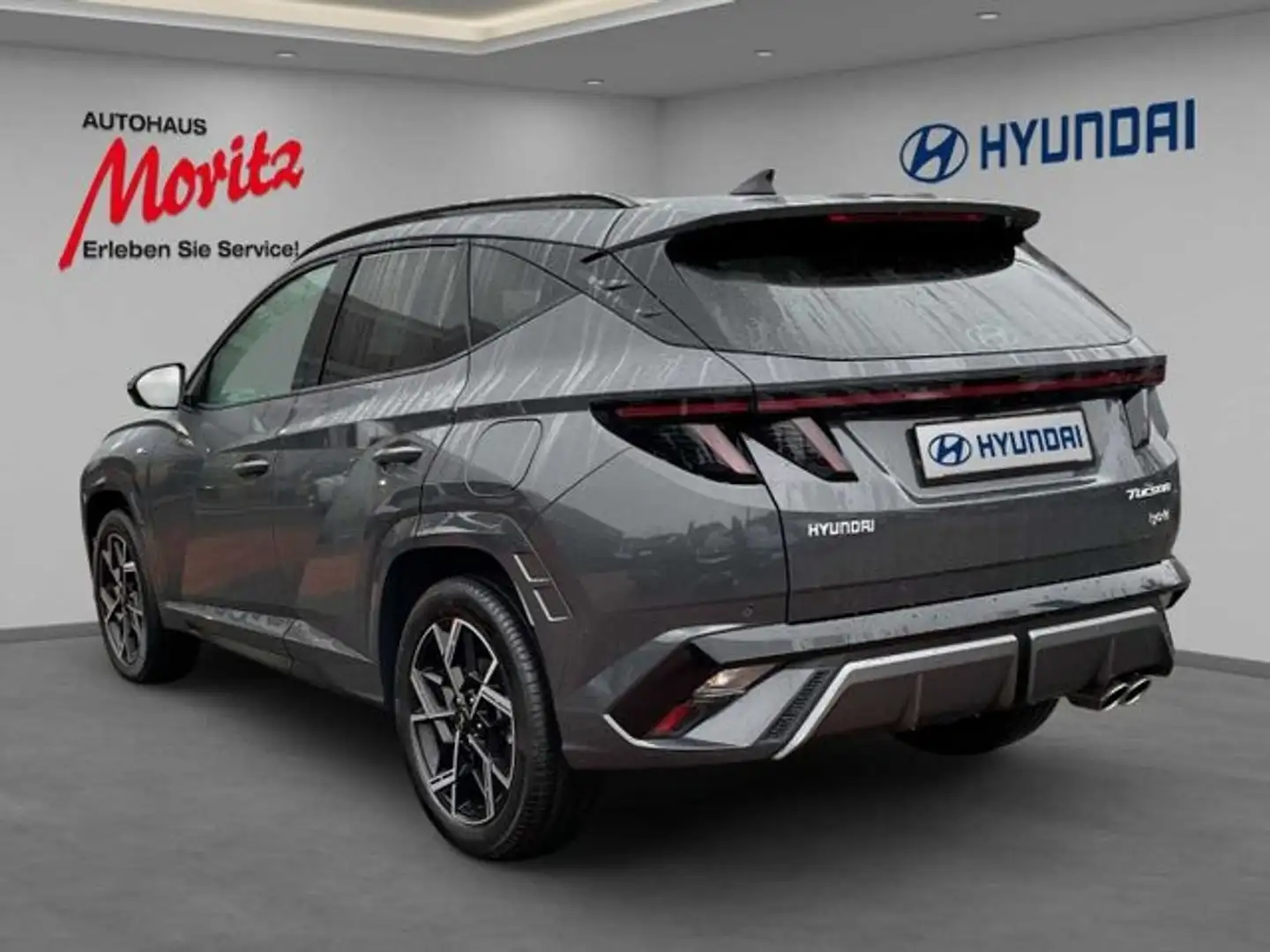 Hyundai TUCSON Hybrid 1.6 T-GDI N Line Pano Leder ESC 360°Sitzpak Grau - 2