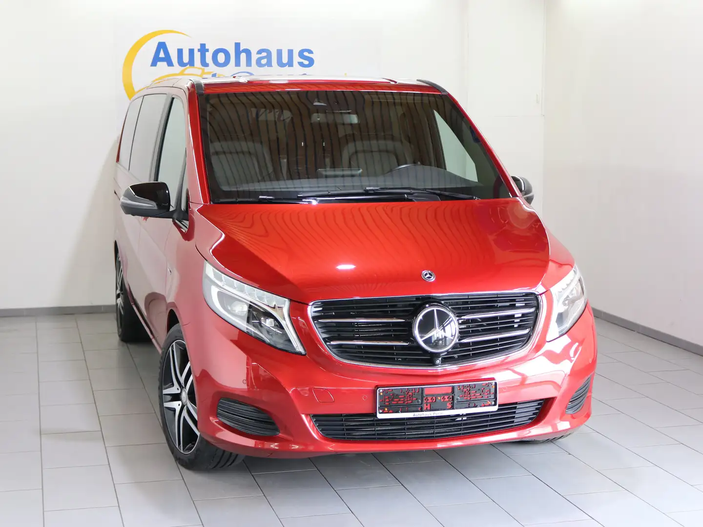 Mercedes-Benz V 250 D 7G LANG AVANTG SPORTPAKET"NAPPA"360"DTR"STANDHZG Rot - 1