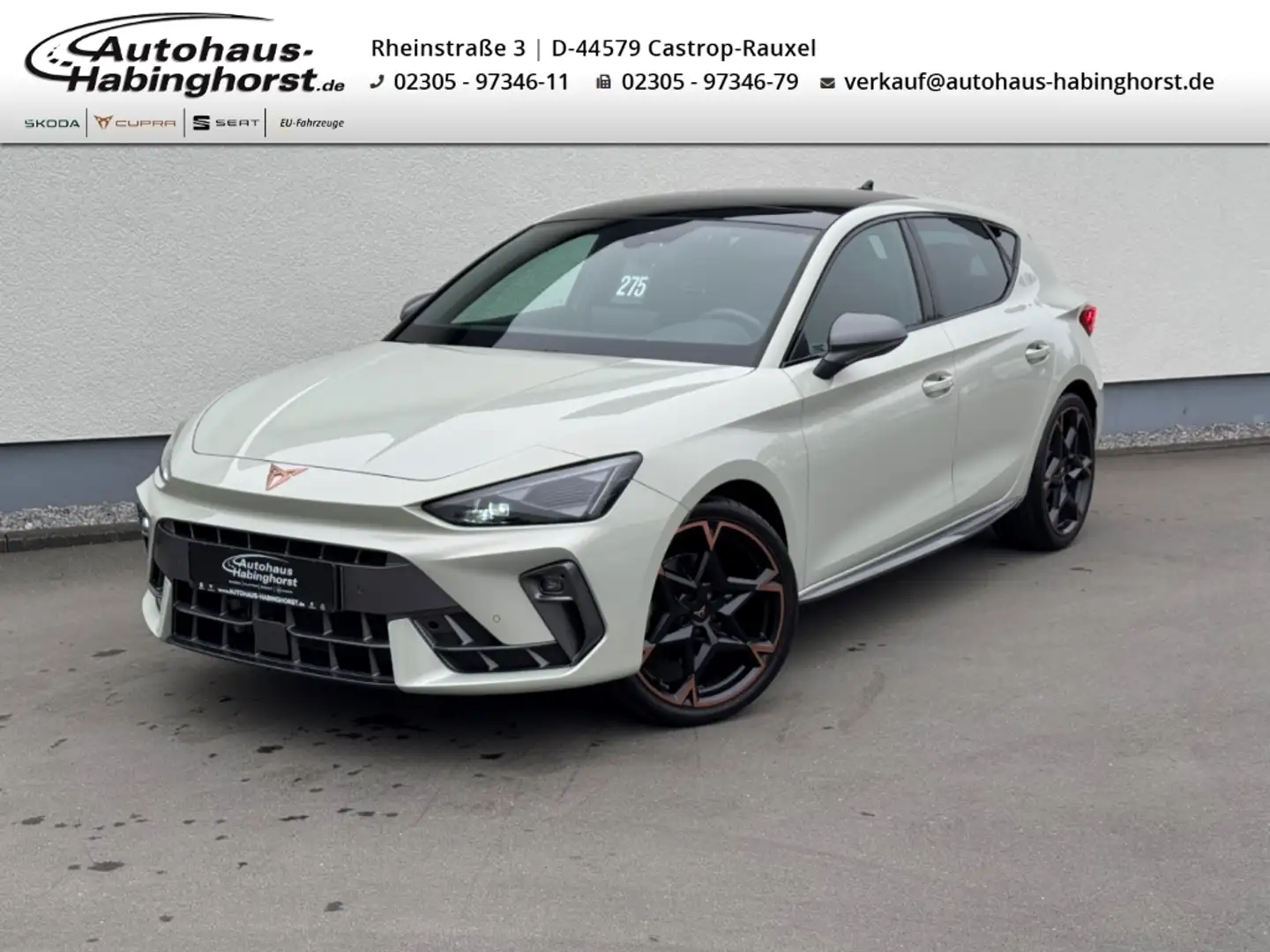 CUPRA Leon FL 1.5 eTSI DSG Pano eHk Alu19 Sound Cam Kessy Grau - 1