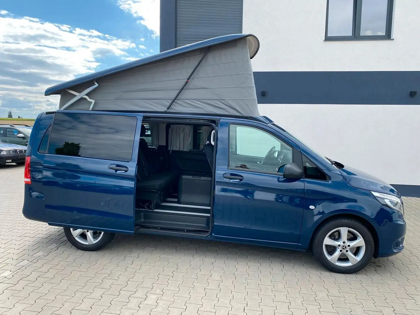 Mercedes-Benz V 250 |Marco Polo|LED|NAVI/R-KAM|Westfalia Blauw - 1