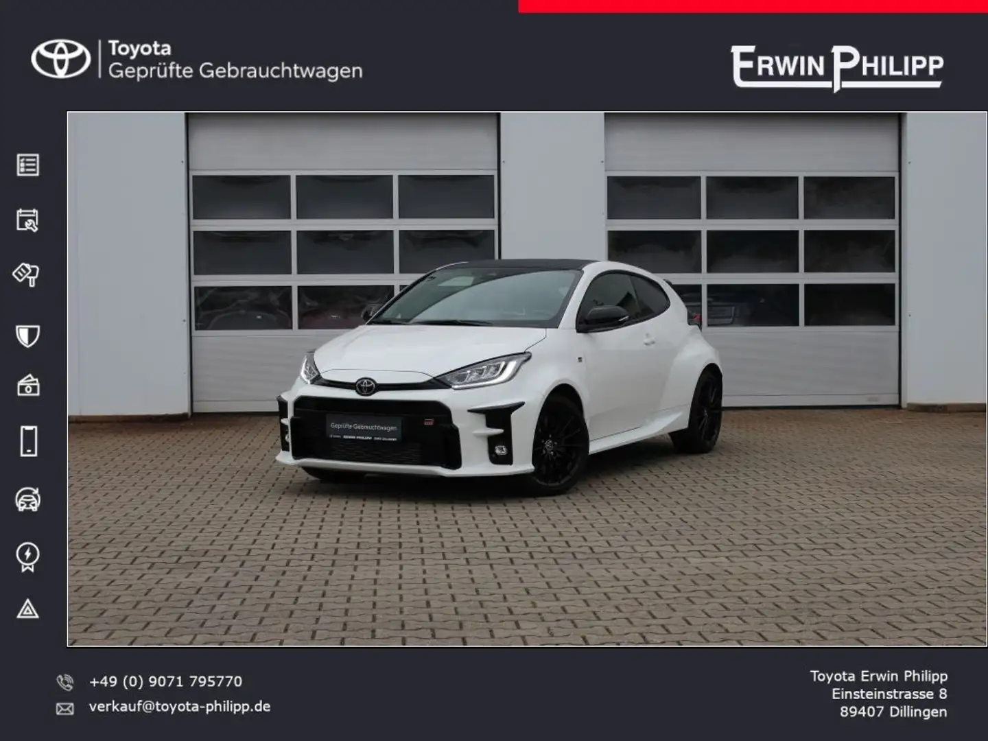 Toyota Yaris GR *Erstbesitz*Unfallfrei*MwSt Ausweisbar* Blanco - 1