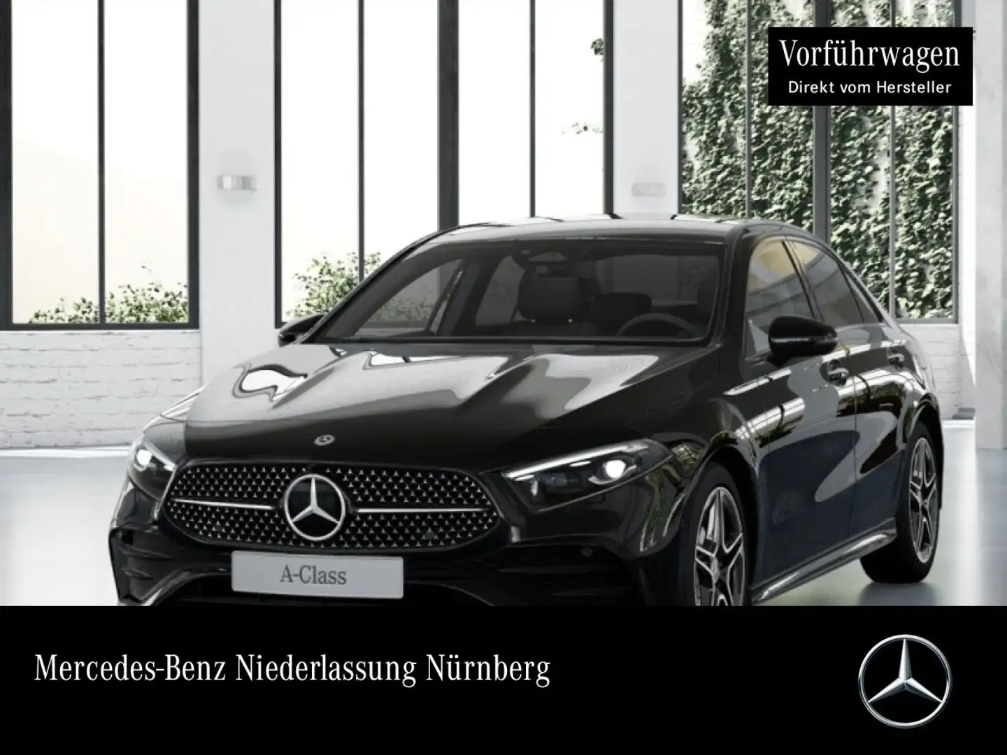 Mercedes-Benz A 200 Lim AMG+NIGHT+MULTIBEAM+KAMERA+TOTW+KEYLESS Schwarz - 1