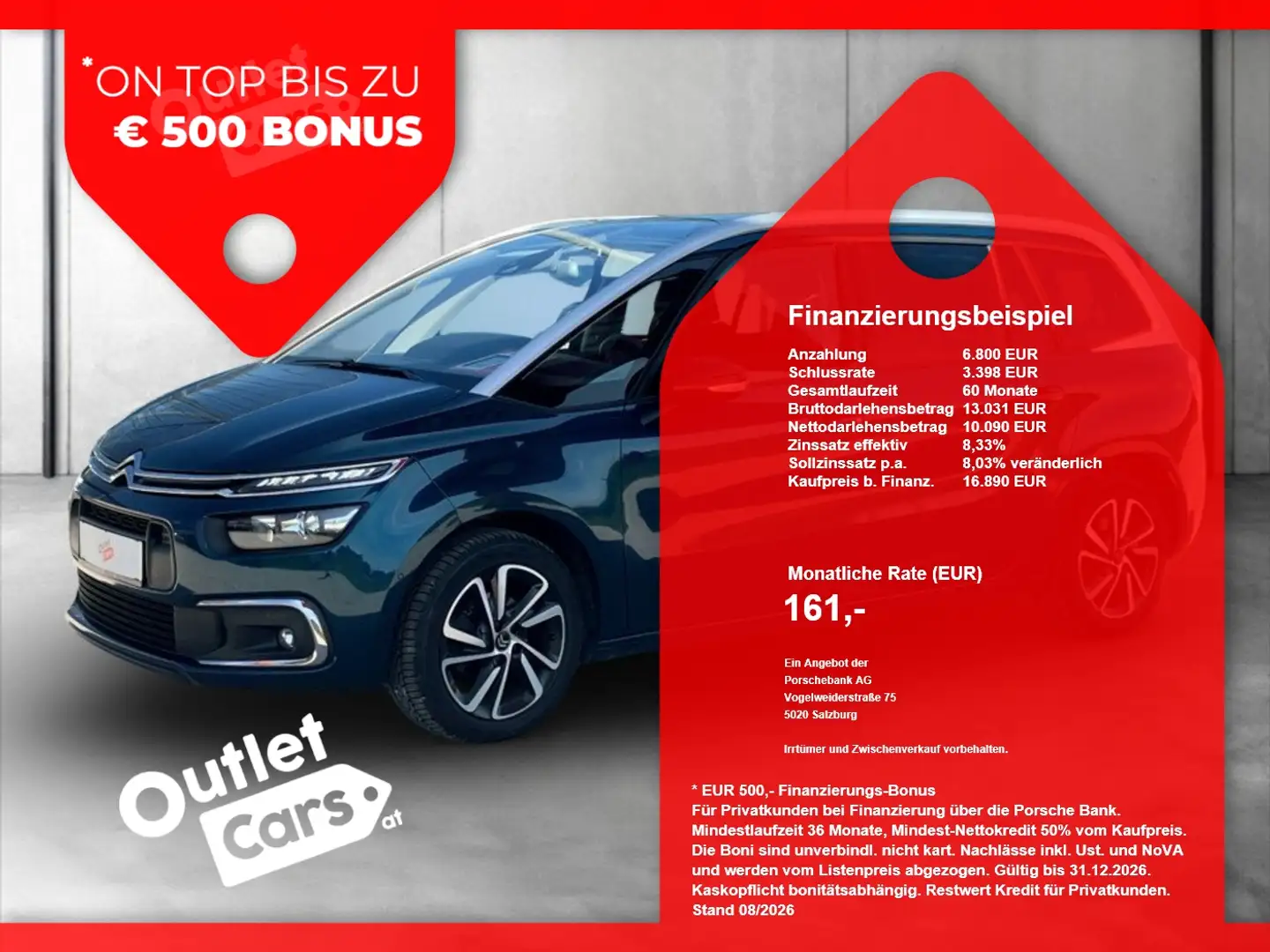 Citroen Grand C4 SpaceTourer Grand C4 Picasso/Spacetourer 1.5 BlueHDi NAVI+LM Blau - 1