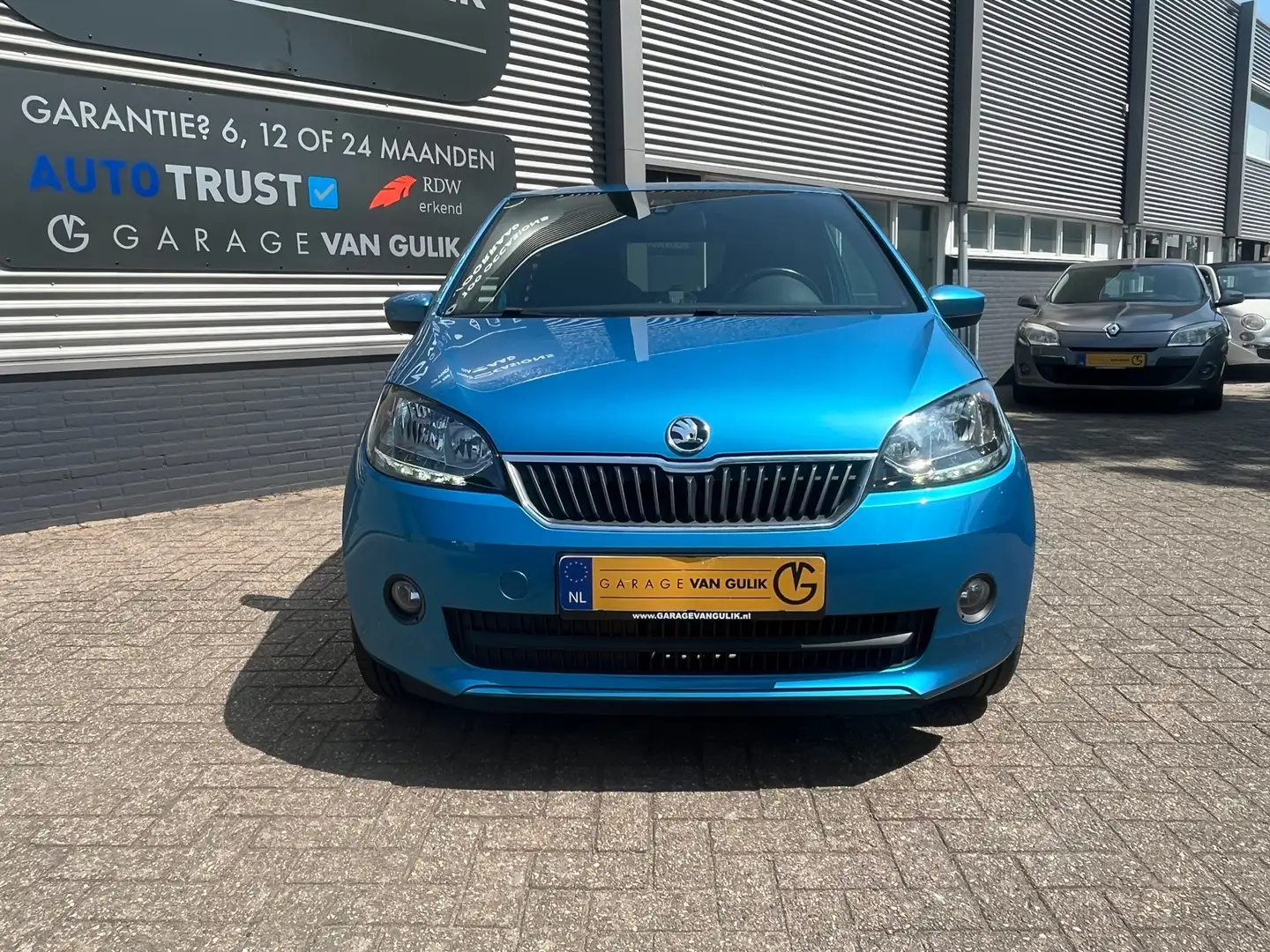 Skoda Citigo 1.0 75PK!! Greentech Style Airco,Cruise,Stoelverwa Blau - 2