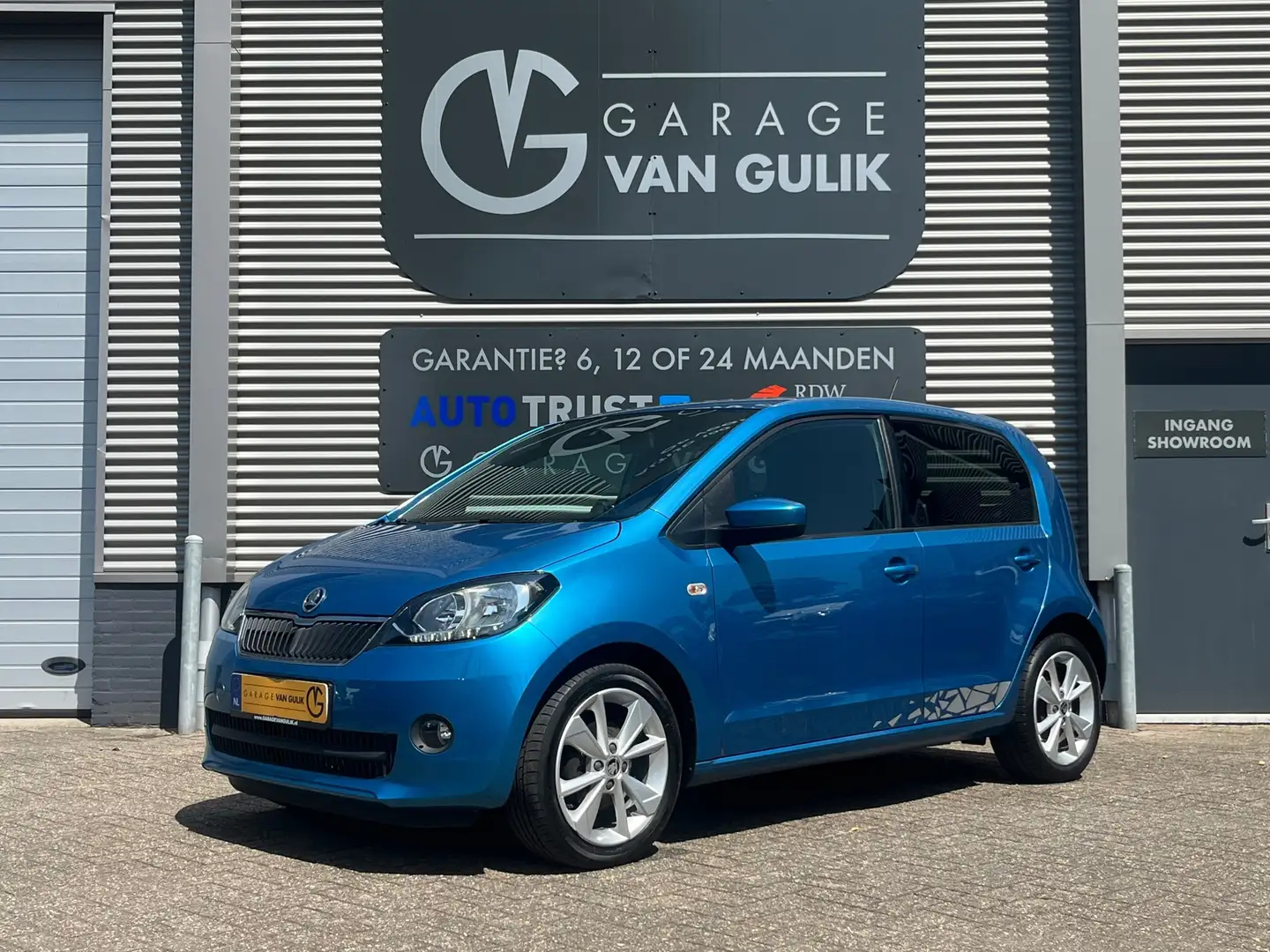 Skoda Citigo 1.0 75PK!! Greentech Style Airco,Cruise,Stoelverwa Blau - 1