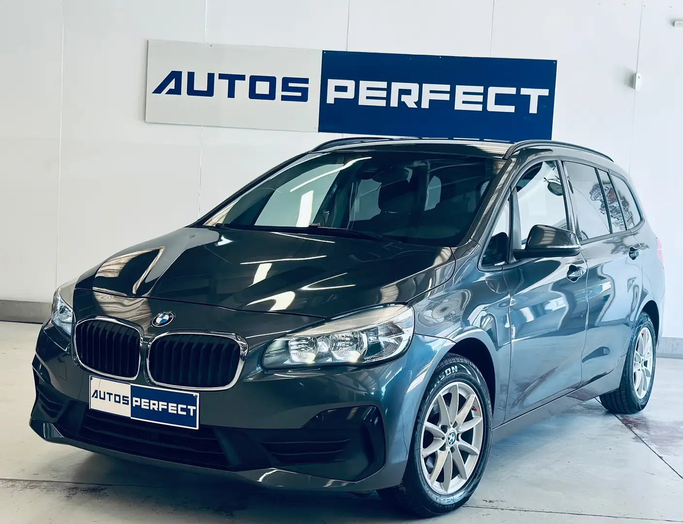 BMW 216 d Gran Tourer 7 PLACES ATTACHE-REM NAVI PDC CLIM Gris - 1