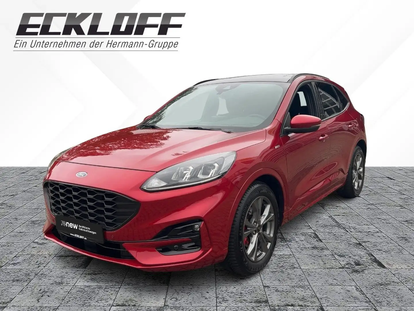 Ford Kuga 2.0 EcoBlue ST-Line AHK*CAM*LED*NAVI*SHZ*LM Rot - 1