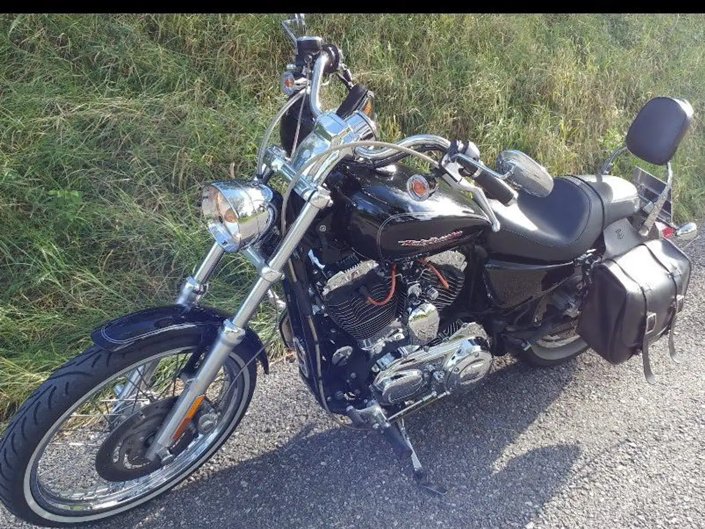 Harley-Davidson 1200 Custom Sposters 1200 xl custom Negro - 2