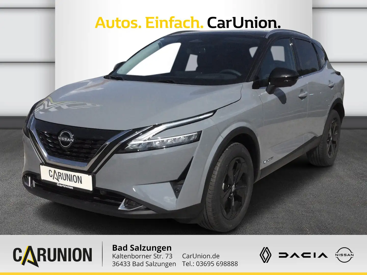 Nissan Qashqai 1.5 e-POWER 190 PS 4x2 Black Edition Grau - 1