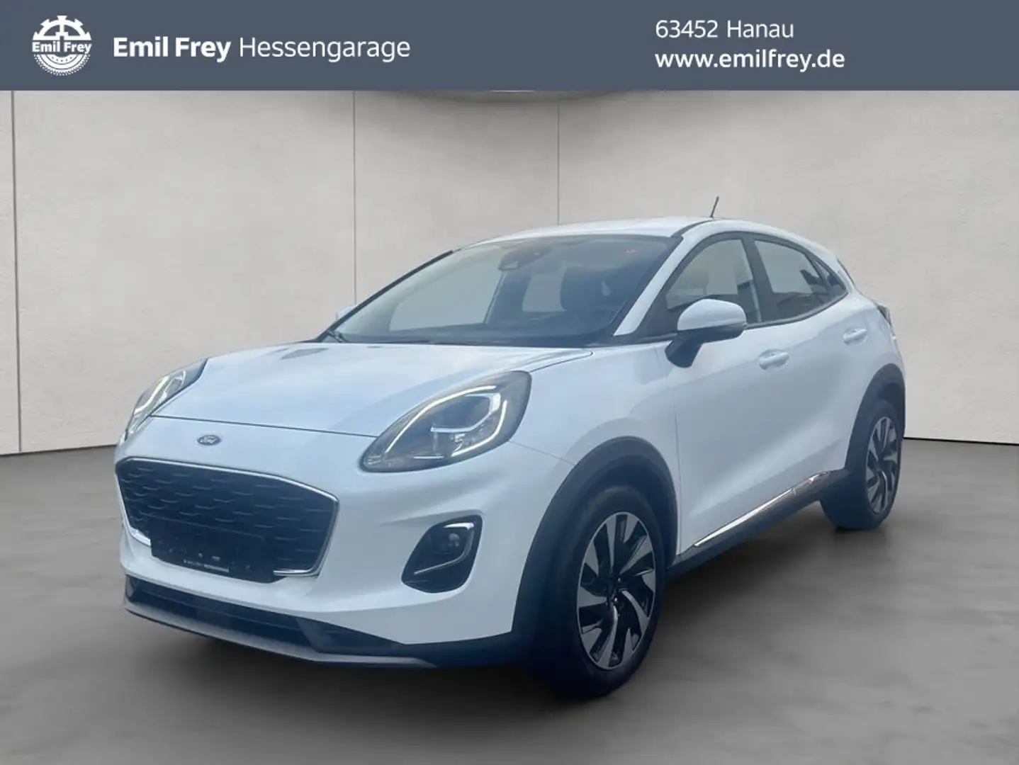 Ford Puma 1.0 EcoBoost Hybrid TITANIUM Weiß - 1