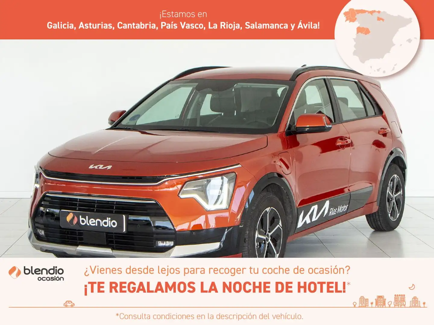 Kia Niro 1.6 GDI PHEV DRIVE 183 5P Naranja - 1