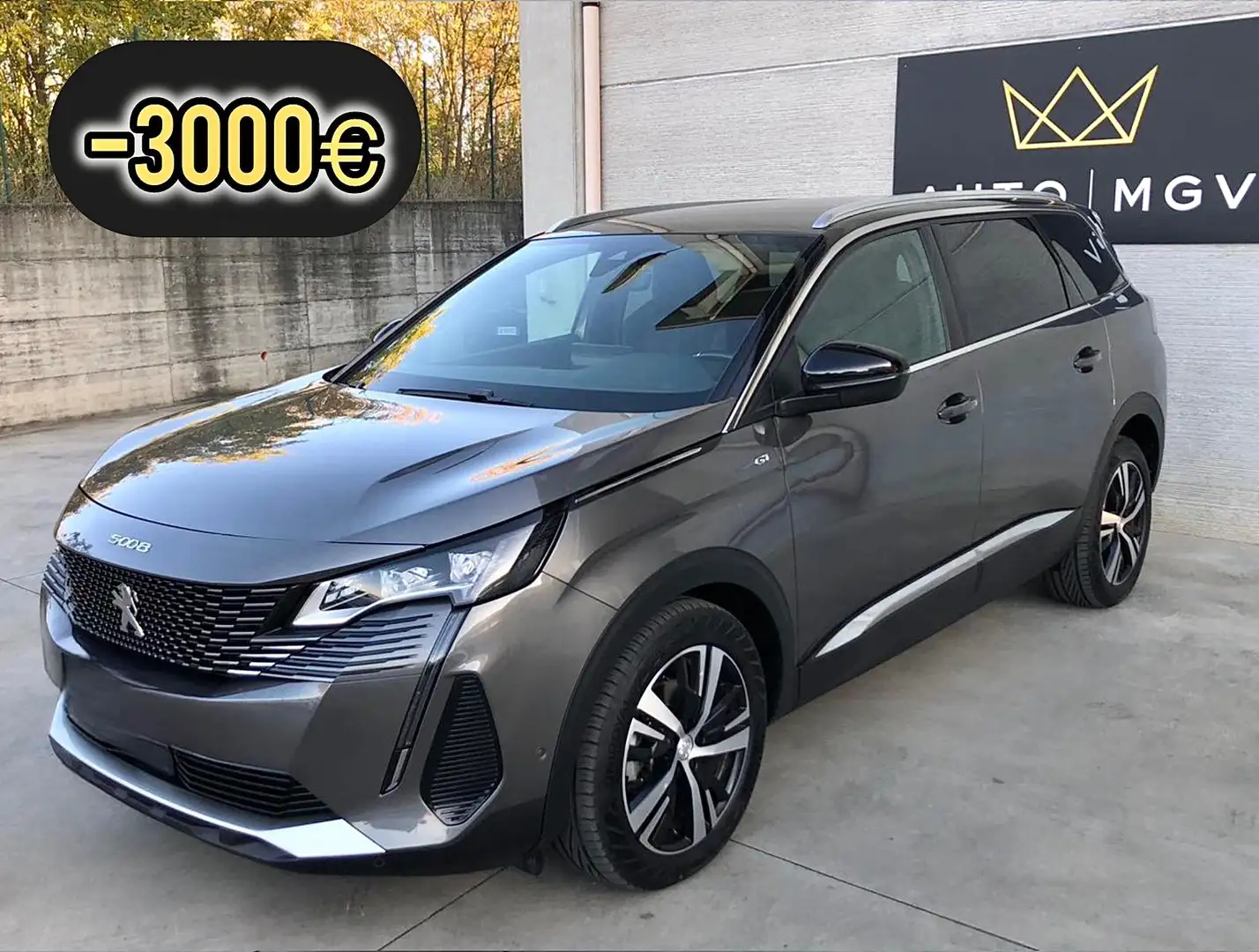 Peugeot 5008 5008 1.5 bluehdi GT s&s 130cv eat8 7 POSTI* PROMO Grijs - 1