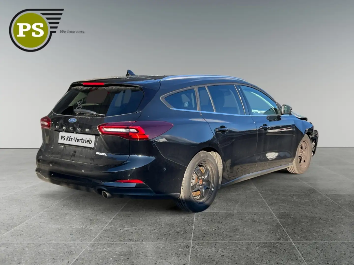 Ford Focus Turnier Titanium X AHK-klappbar El. Panodach Navi Schwarz - 2