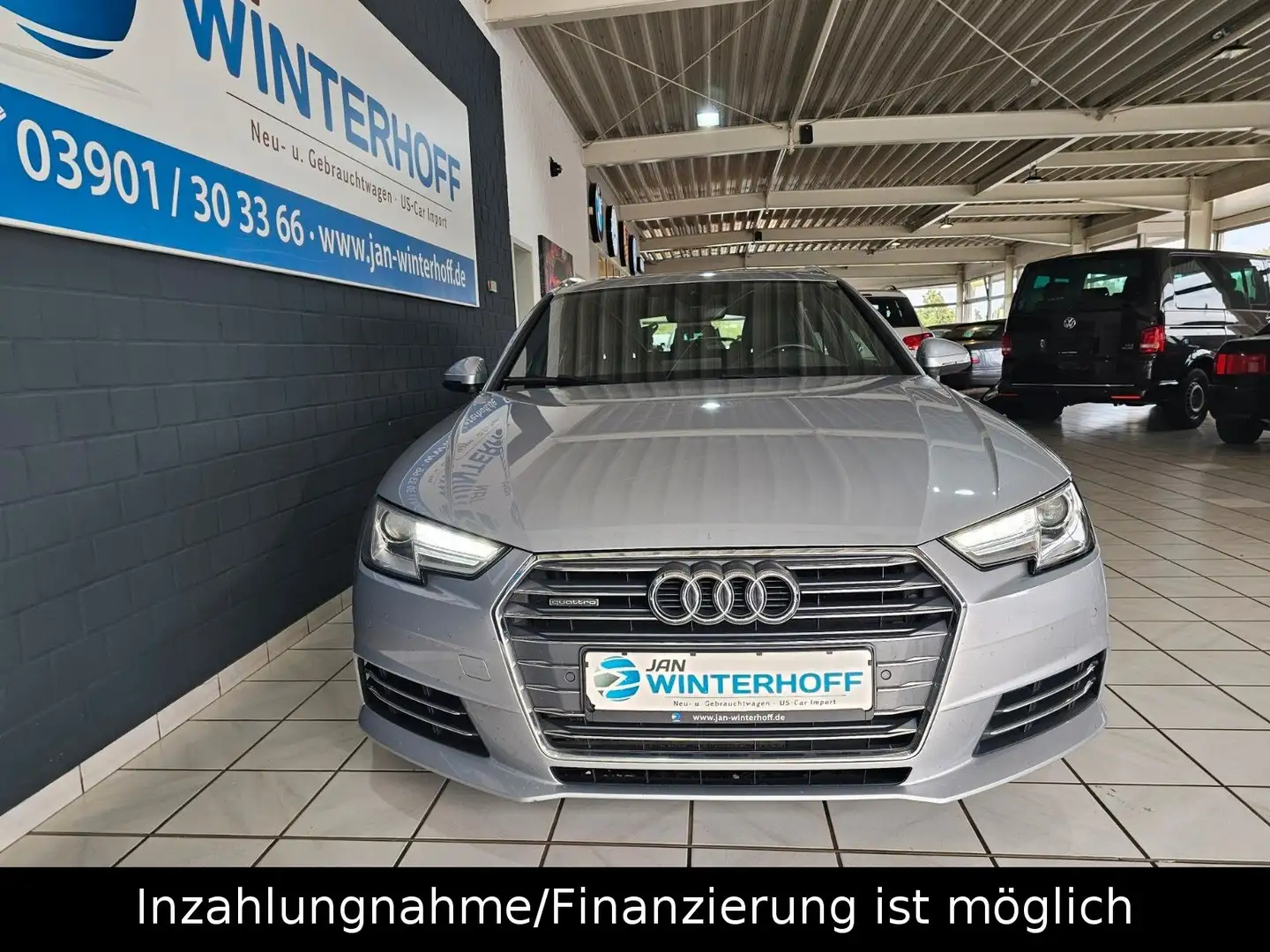 Audi A4 S-line quattro+Automatik+Keyless+Virtuell+Nav Silber - 2