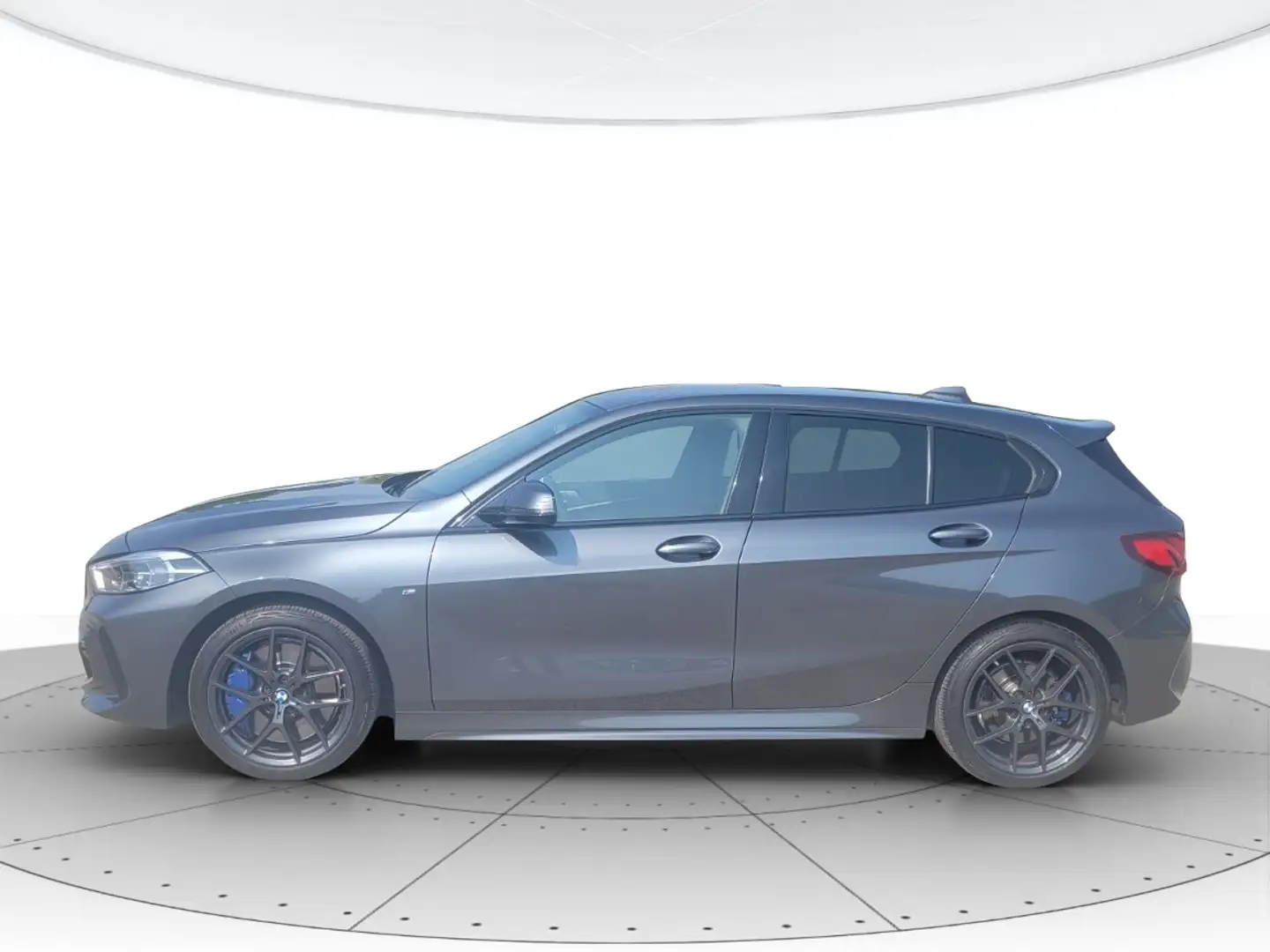 BMW 118 Serie 1 118d Msport auto Grigio - 2