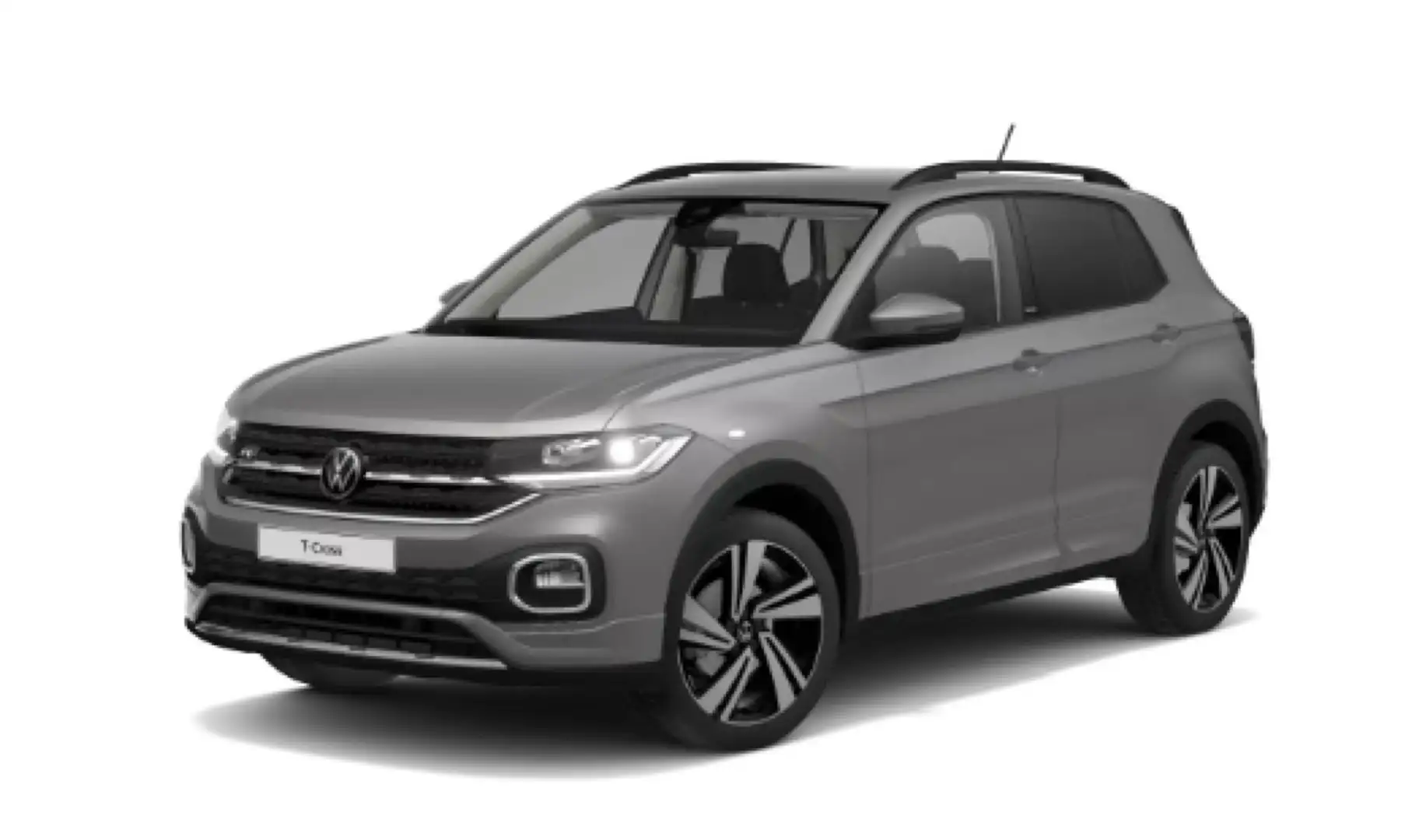 Volkswagen T-Cross 1,5 TSI DSG ACTIVE+ACC+R-Line+LED+Navi Grau - 2