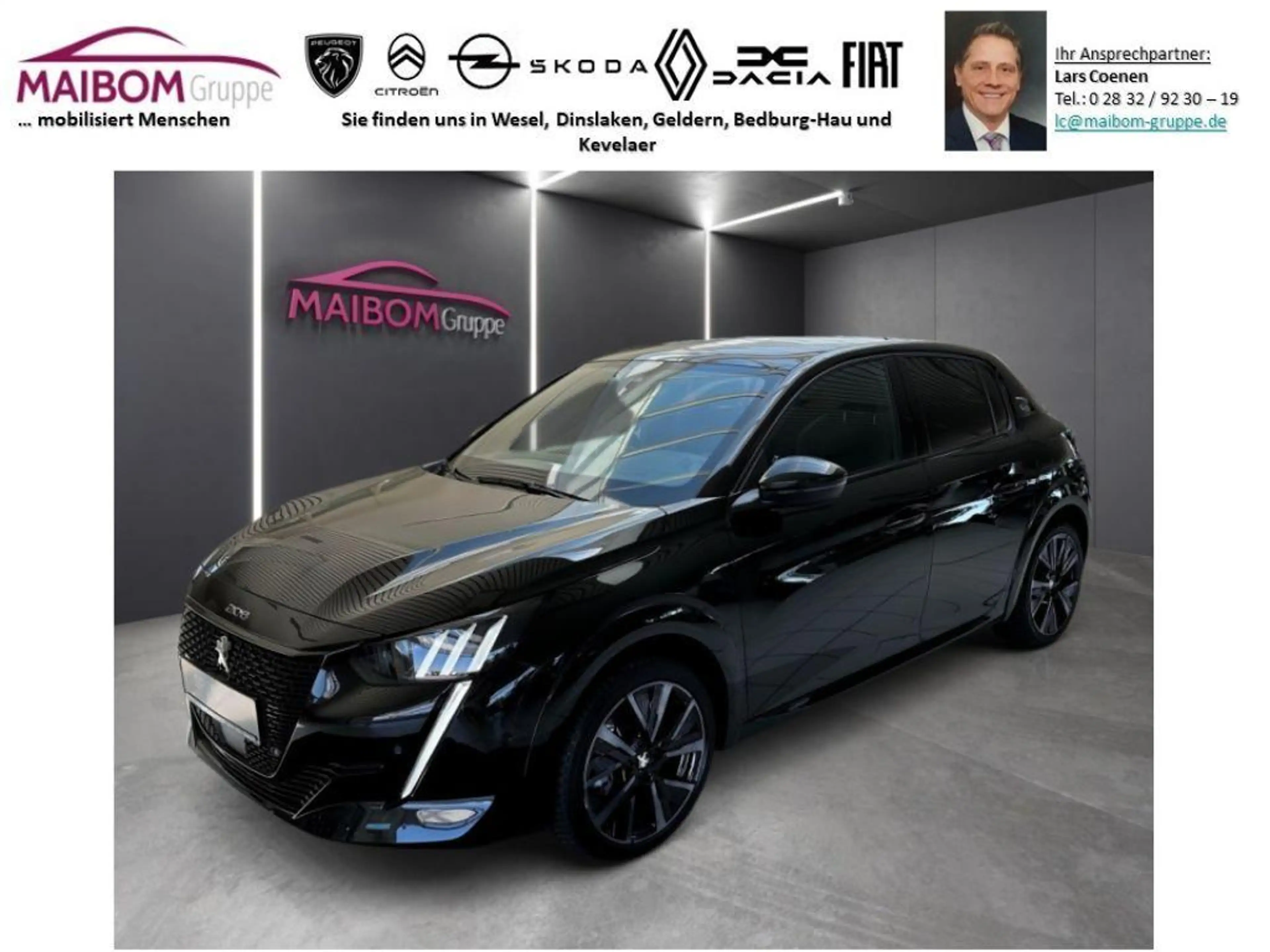 Peugeot e-208 GT Android Auto Metallic